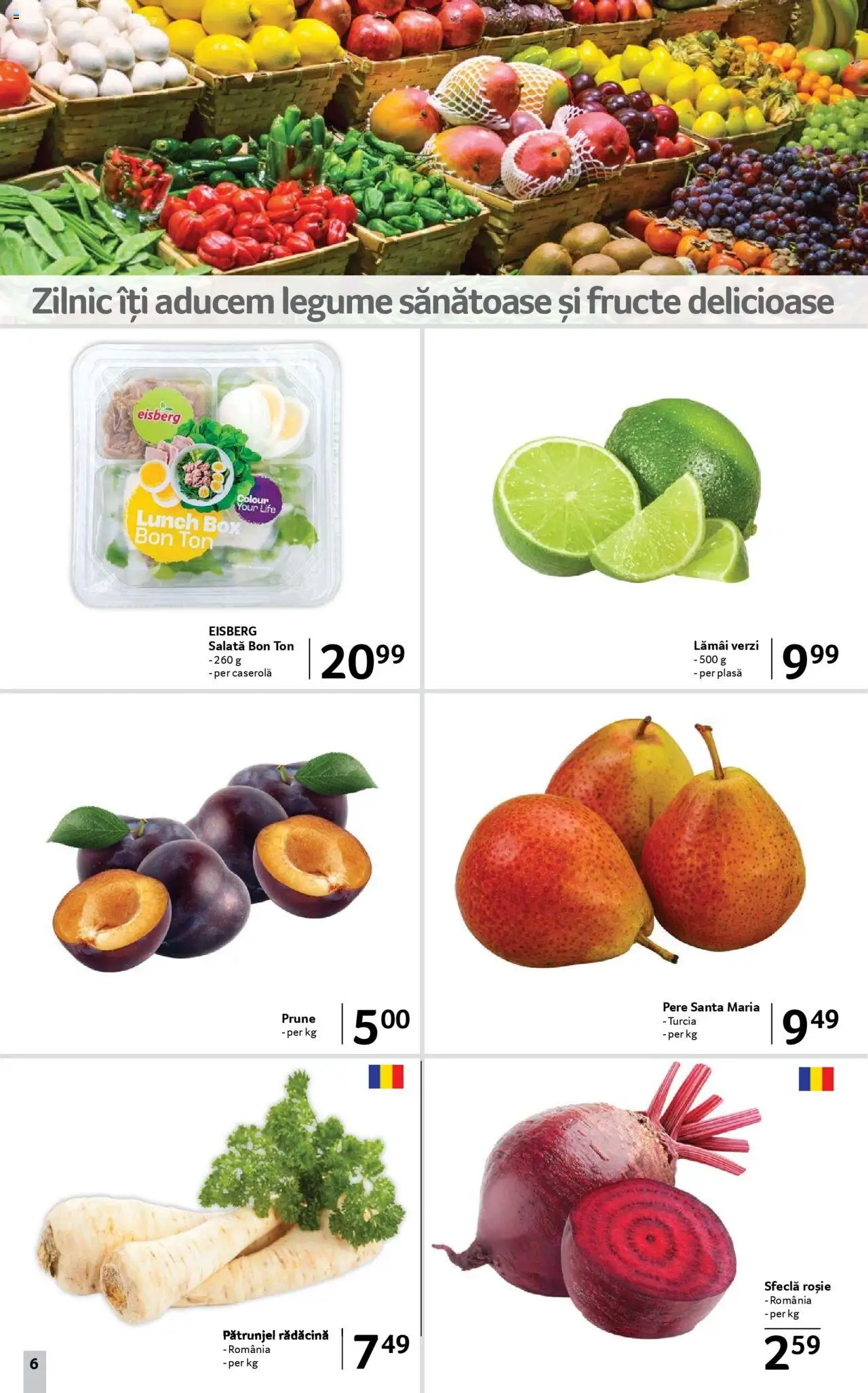 Catalog Selgros 5 - 17 Septembrie 2025 | Pagina 6 | Produse: Pătrunjel, Prune, Salată, Legume