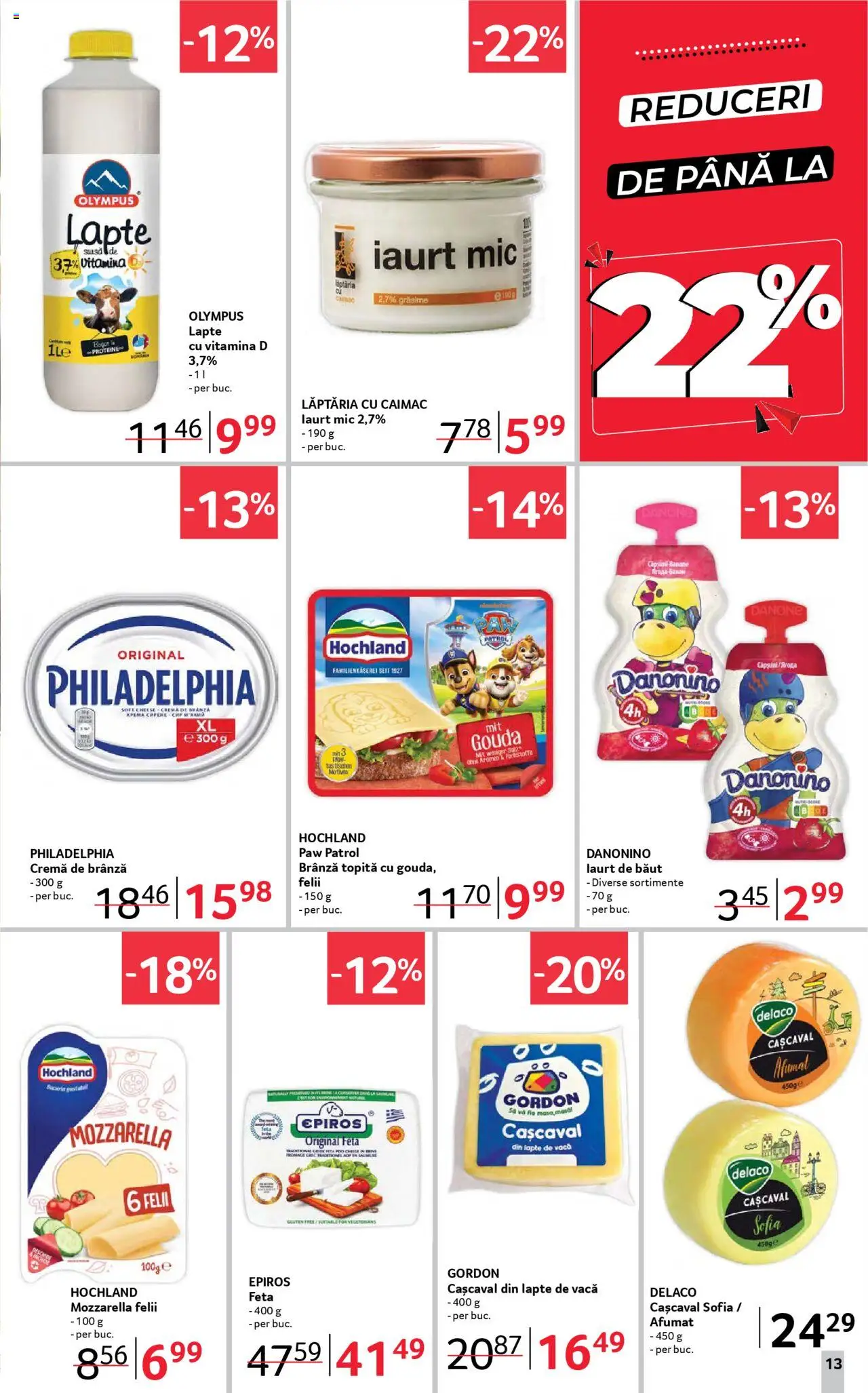 Catalog Selgros 5 - 17 Septembrie 2025 | Pagina 13 | Produse: Lapte, Brânză, Iaurt, Cremă