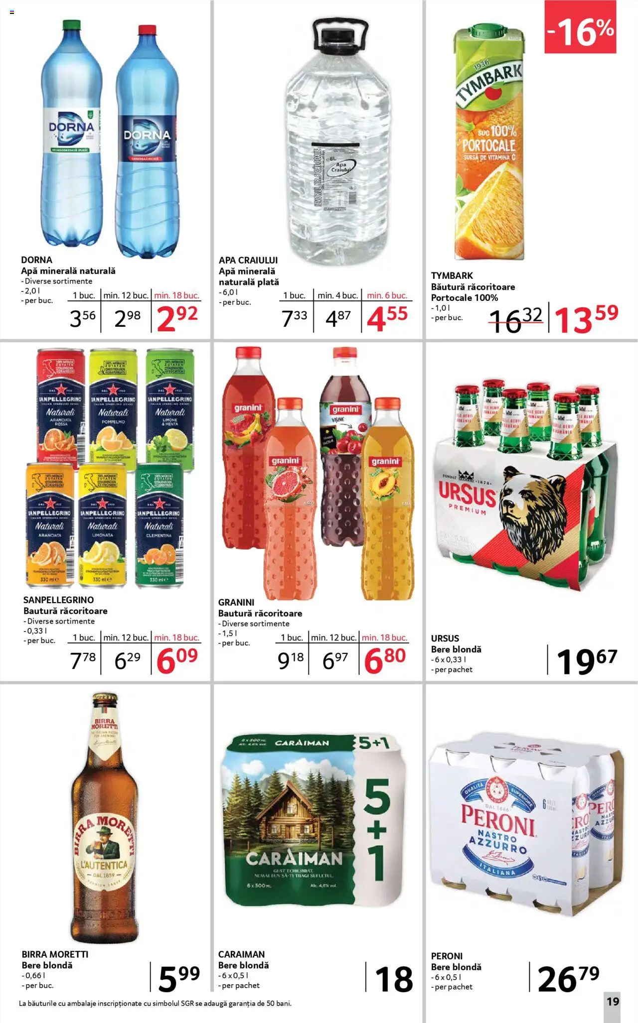 Catalog Selgros 5 - 17 Septembrie 2025 | Pagina 19 | Produse: Suc, Bere, Portocale, Apă