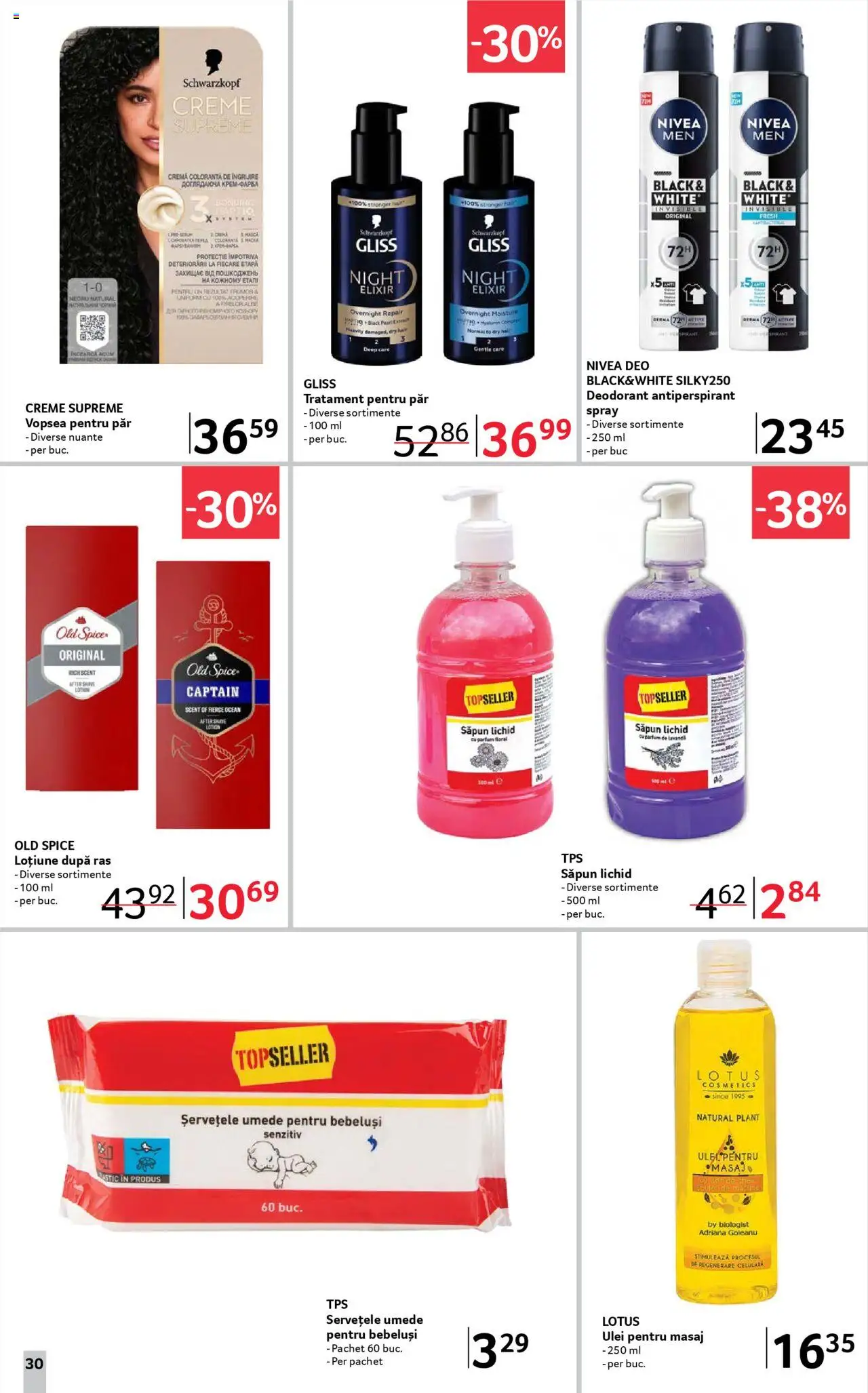 Catalog Selgros 5 - 17 Septembrie 2025 | Pagina 30 | Produse: Parfum, Cremă, Ulei, Șervețele umede