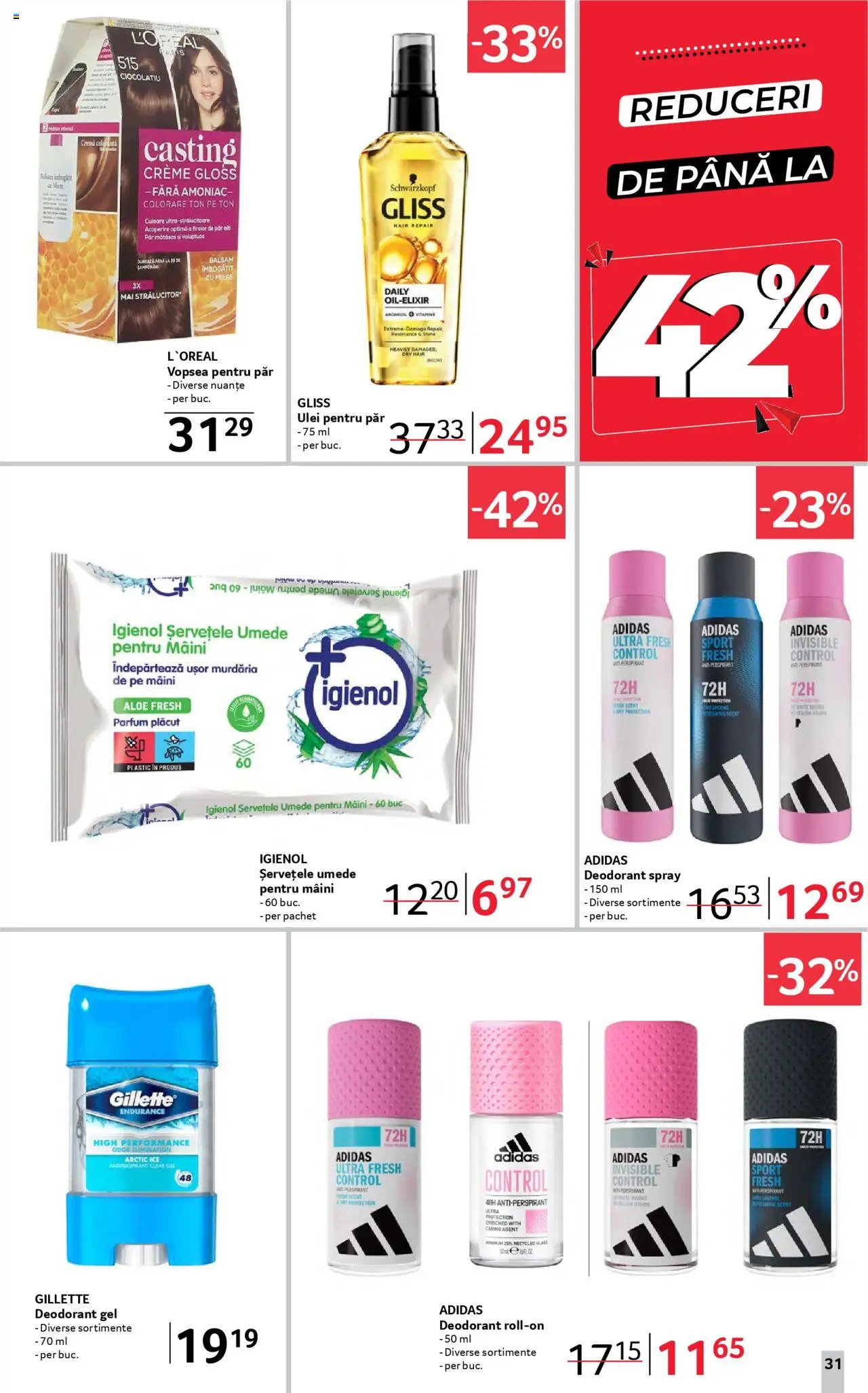 Catalog Selgros 5 - 17 Septembrie 2025 | Pagina 31 | Produse: Vopsea, Parfum, Ulei, Antiperspirant