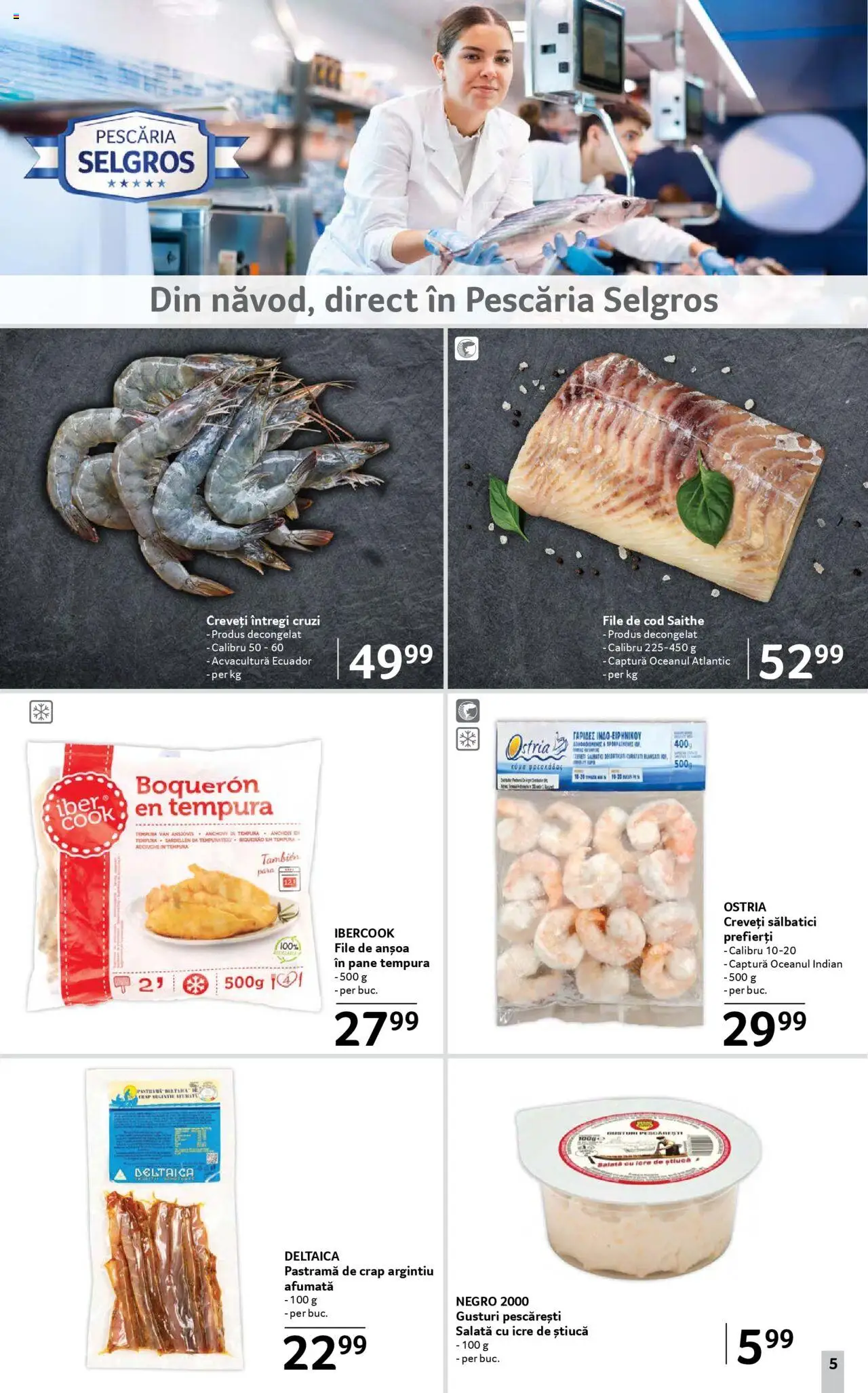 Catalog Selgros 5 - 17 Septembrie 2025 | Pagina 5 | Produse: Pară, Salată cu icre, Salată