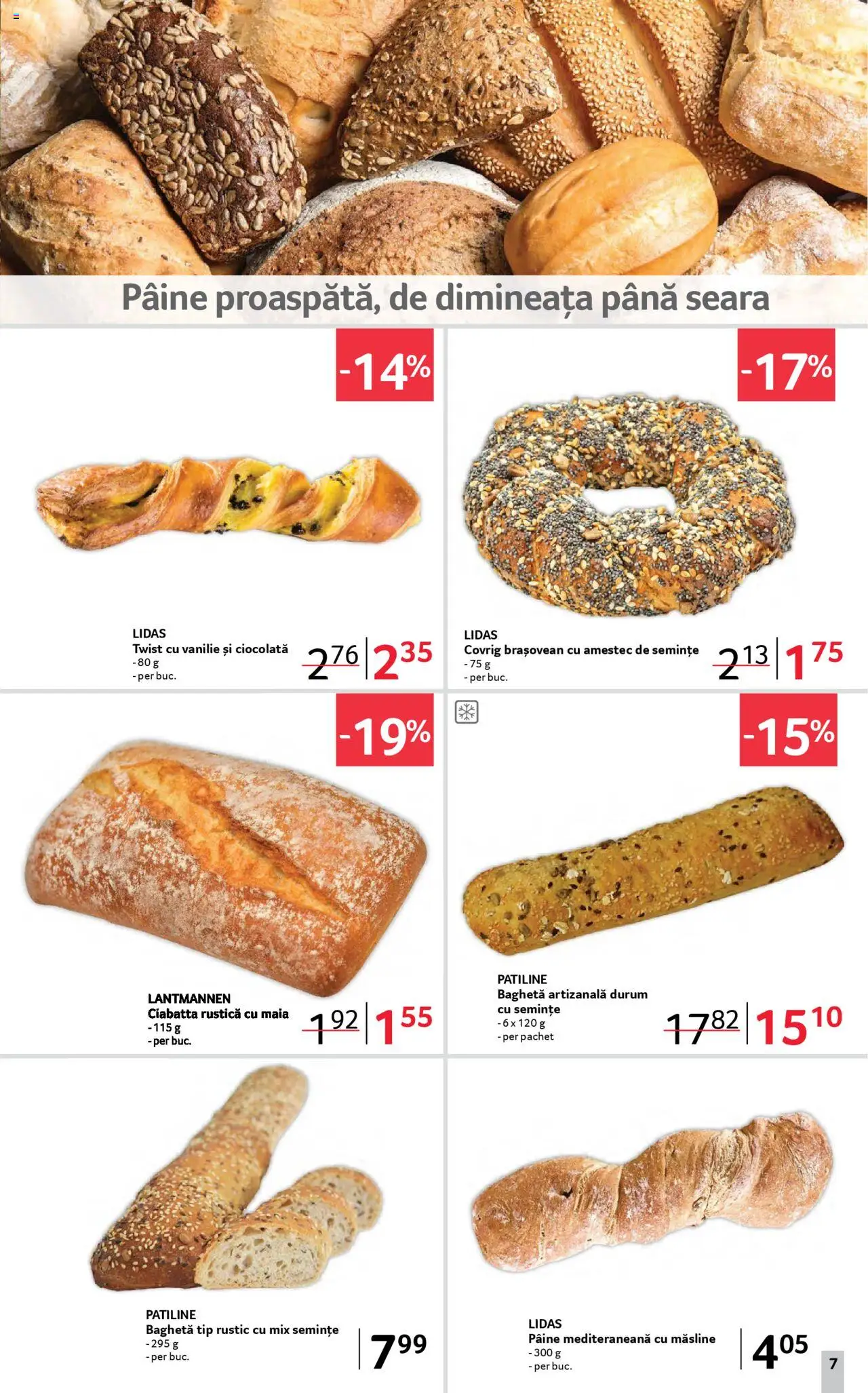 Catalog Selgros 5 - 17 Septembrie 2025 | Pagina 7 | Produse: Măsline, Semințe, Pâine, Ciocolată