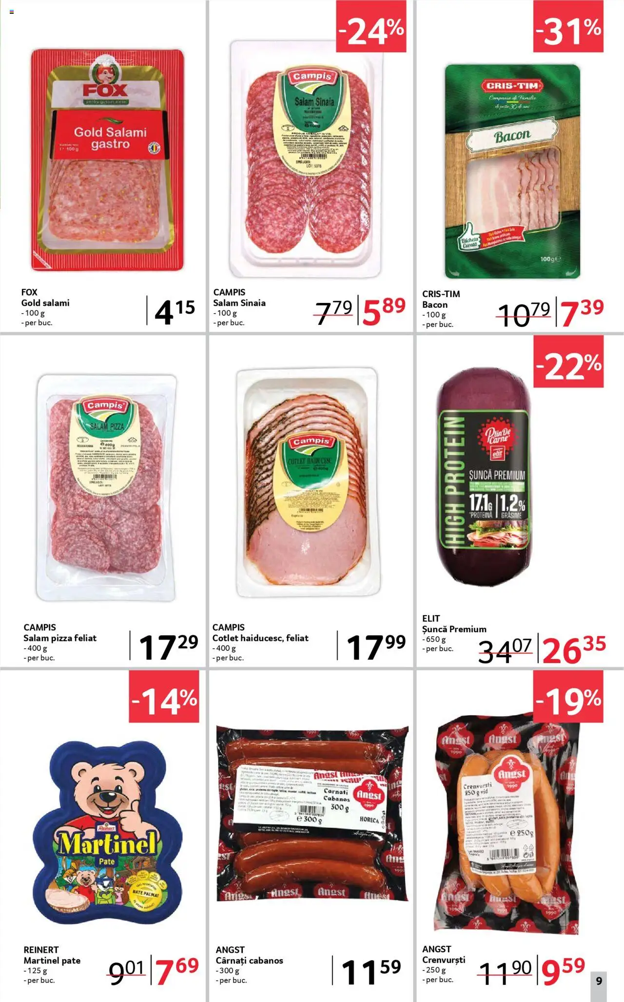 Catalog Selgros 5 - 17 Septembrie 2025 | Pagina 9 | Produse: Pate, Crenvurști, Șuncă, Cârnați
