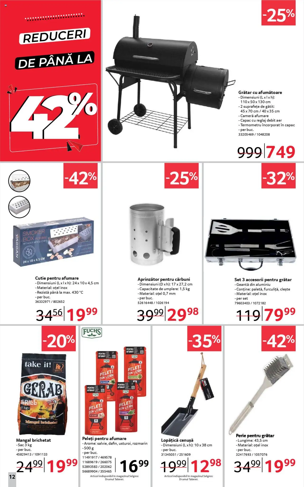 Catalog Selgros 5 - 17 Septembrie 2025 | Pagina 12 | Produse: Geantă, Grill, Grătar, Cutie