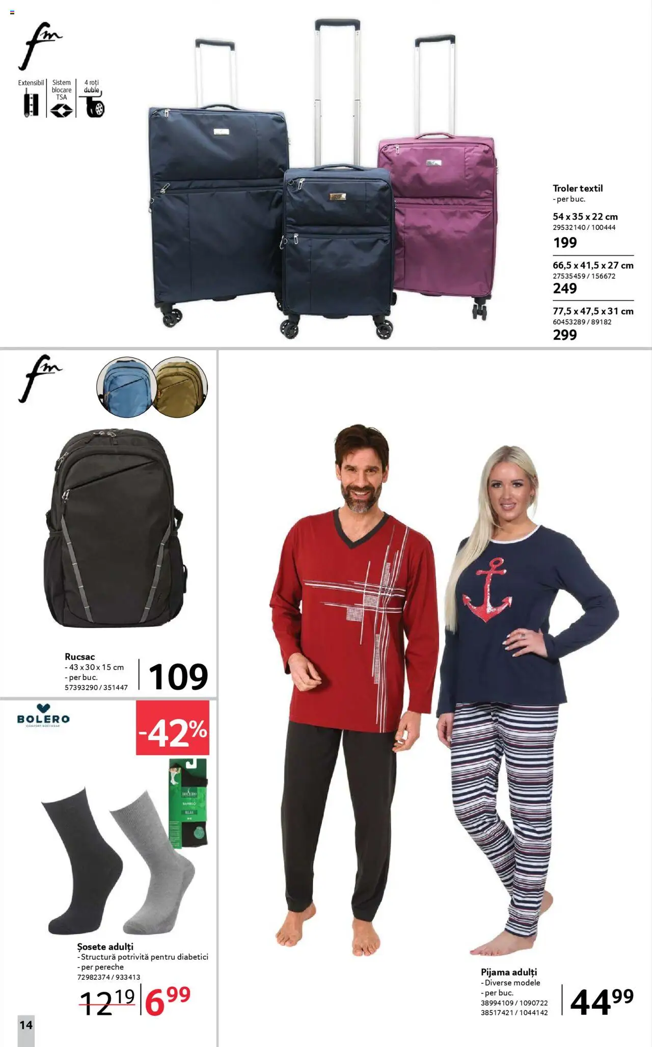 Catalog Selgros 5 - 17 Septembrie 2025 | Pagina 14 | Produse: Șosete, Rucsac