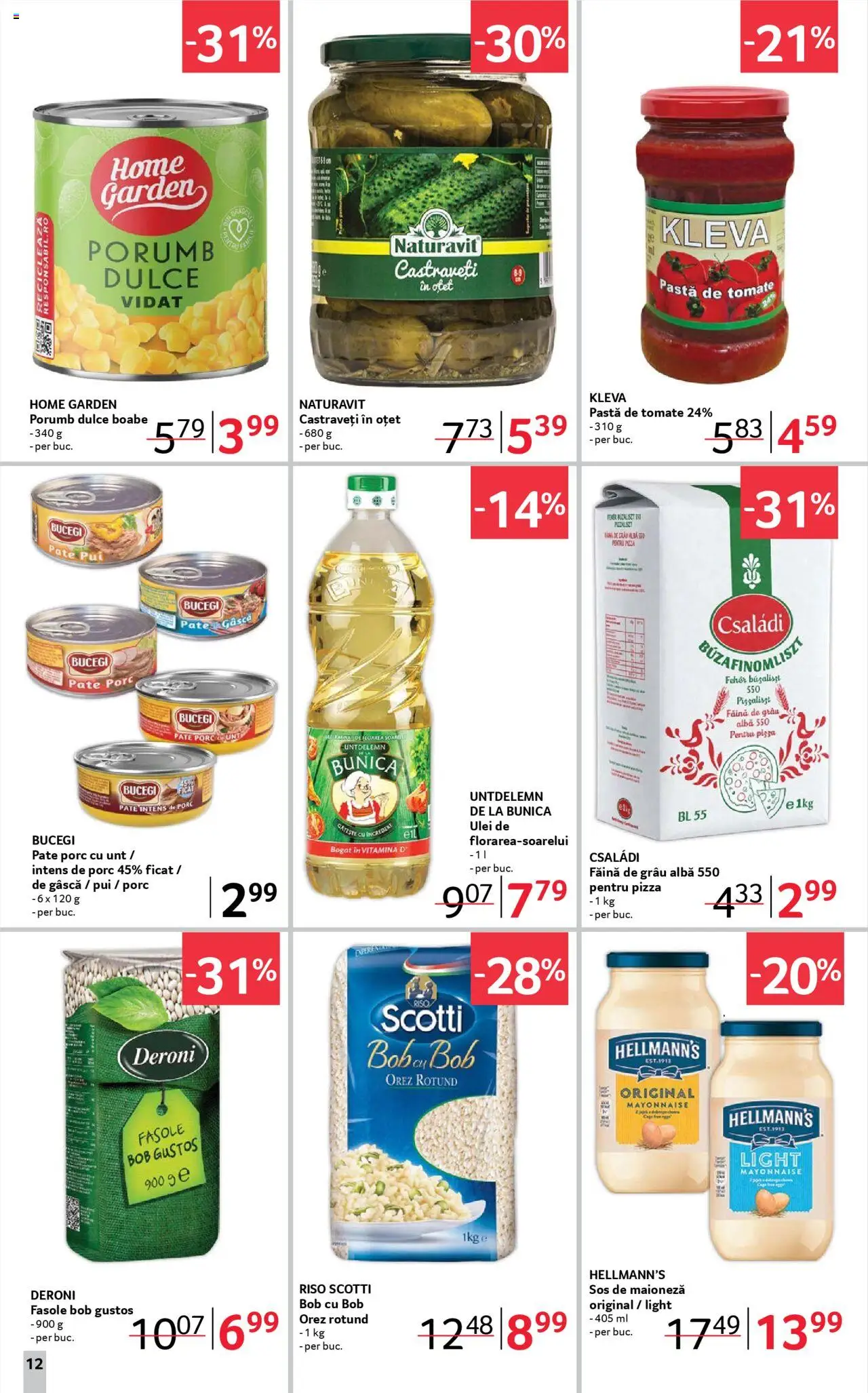 Catalog Selgros 5 - 17 Septembrie 2025 | Pagina 12 | Produse: Hacıyatmaz Kedi Oyuncağı, Pastă de tomate, Făină, Orez