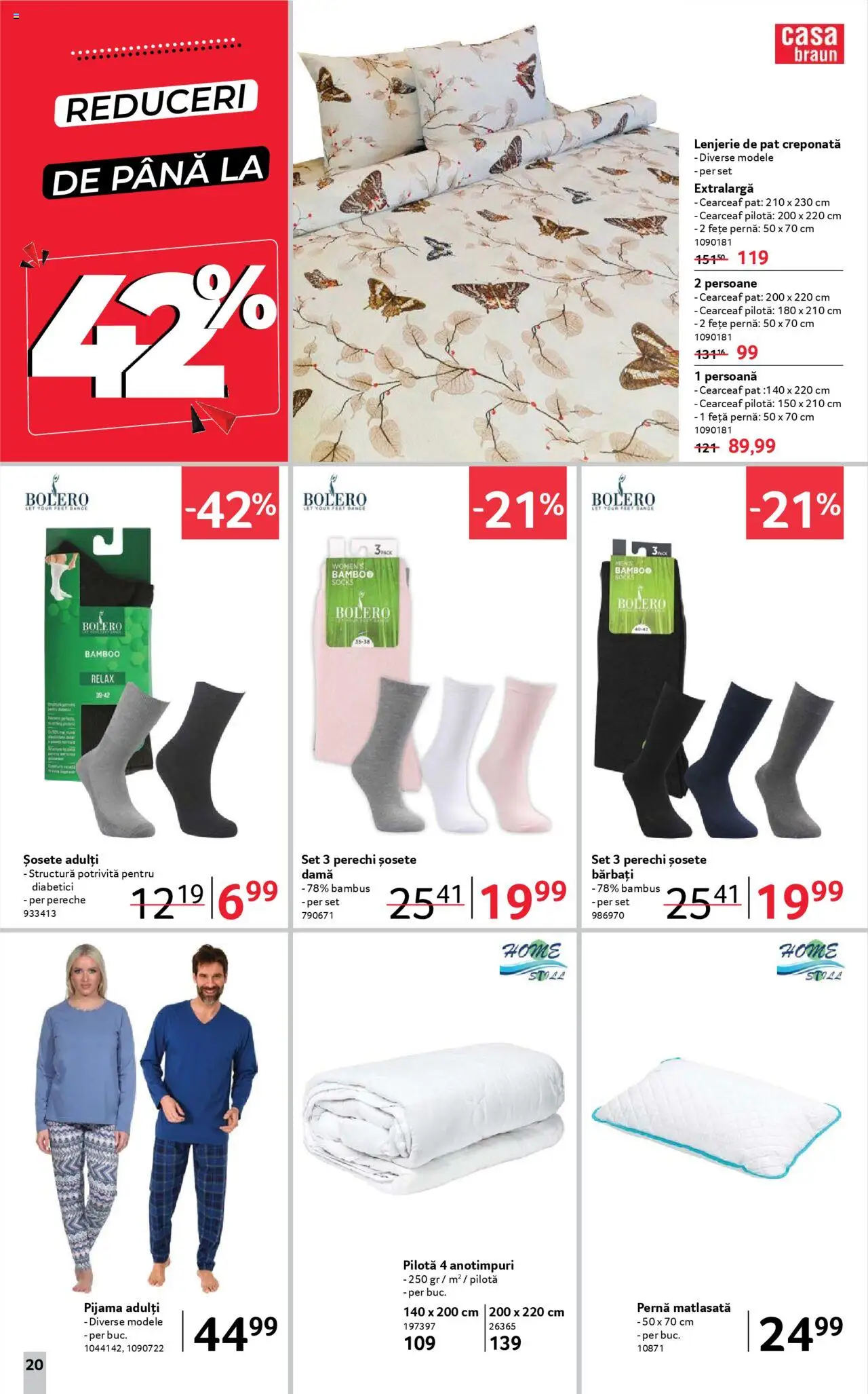 Catalog Selgros 5 - 17 Septembrie 2025 | Pagina 20 | Produse: Pat, Pilotă, Șosete, Yaşlı Köpek Konservesi