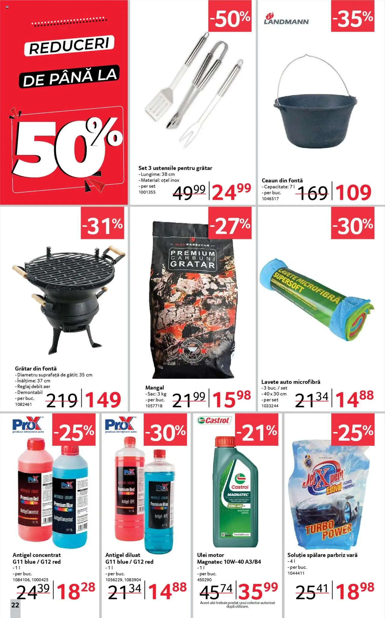 Catalog Selgros 5 - 17 Septembrie 2025 | Pagina 22 | Produse: Grătar, Ulei, Lavete