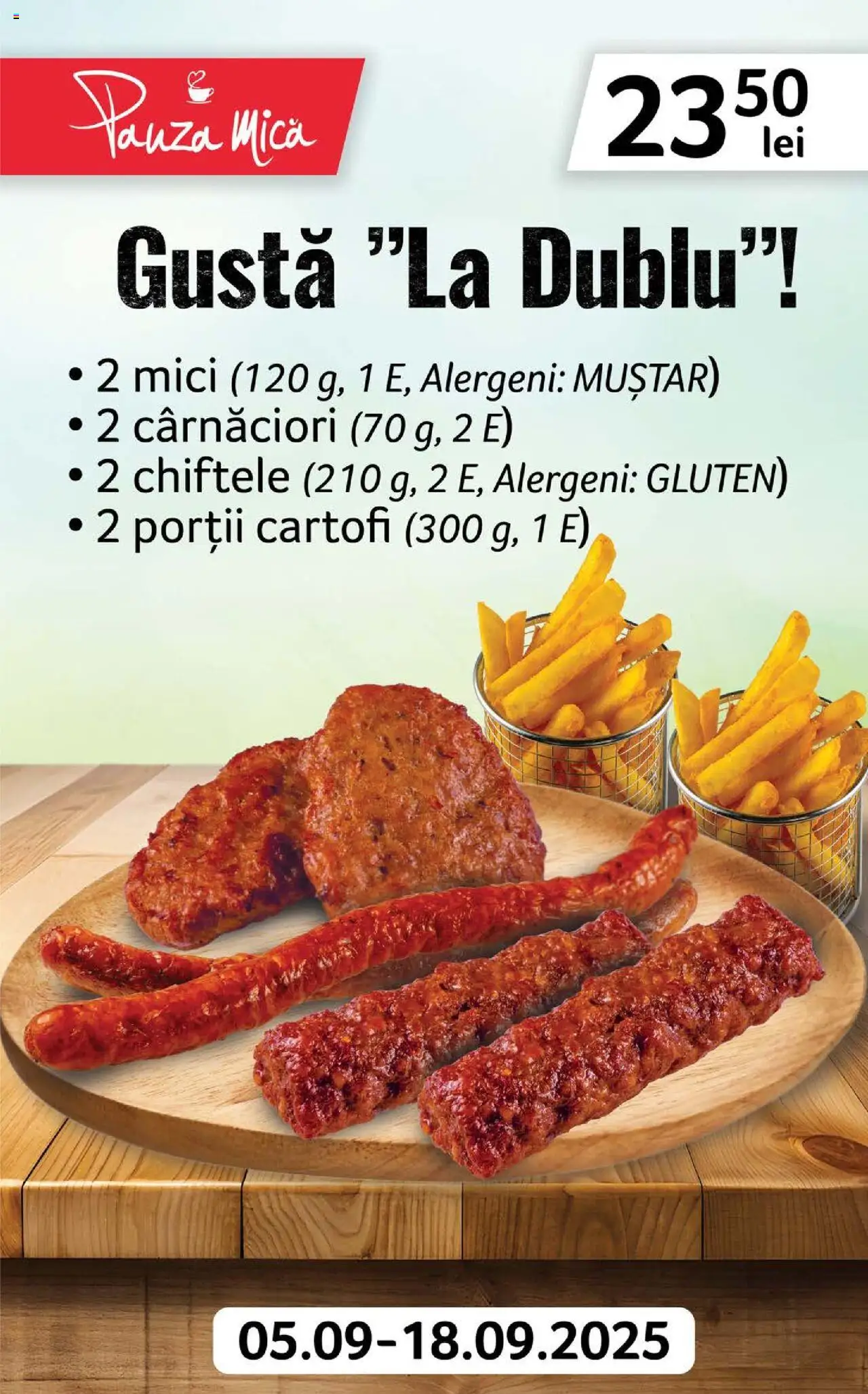 Catalog Selgros 5 - 17 Septembrie 2025 | Pagina 3 | Produse: Mici, Muștar, Chiftele, Cartofi