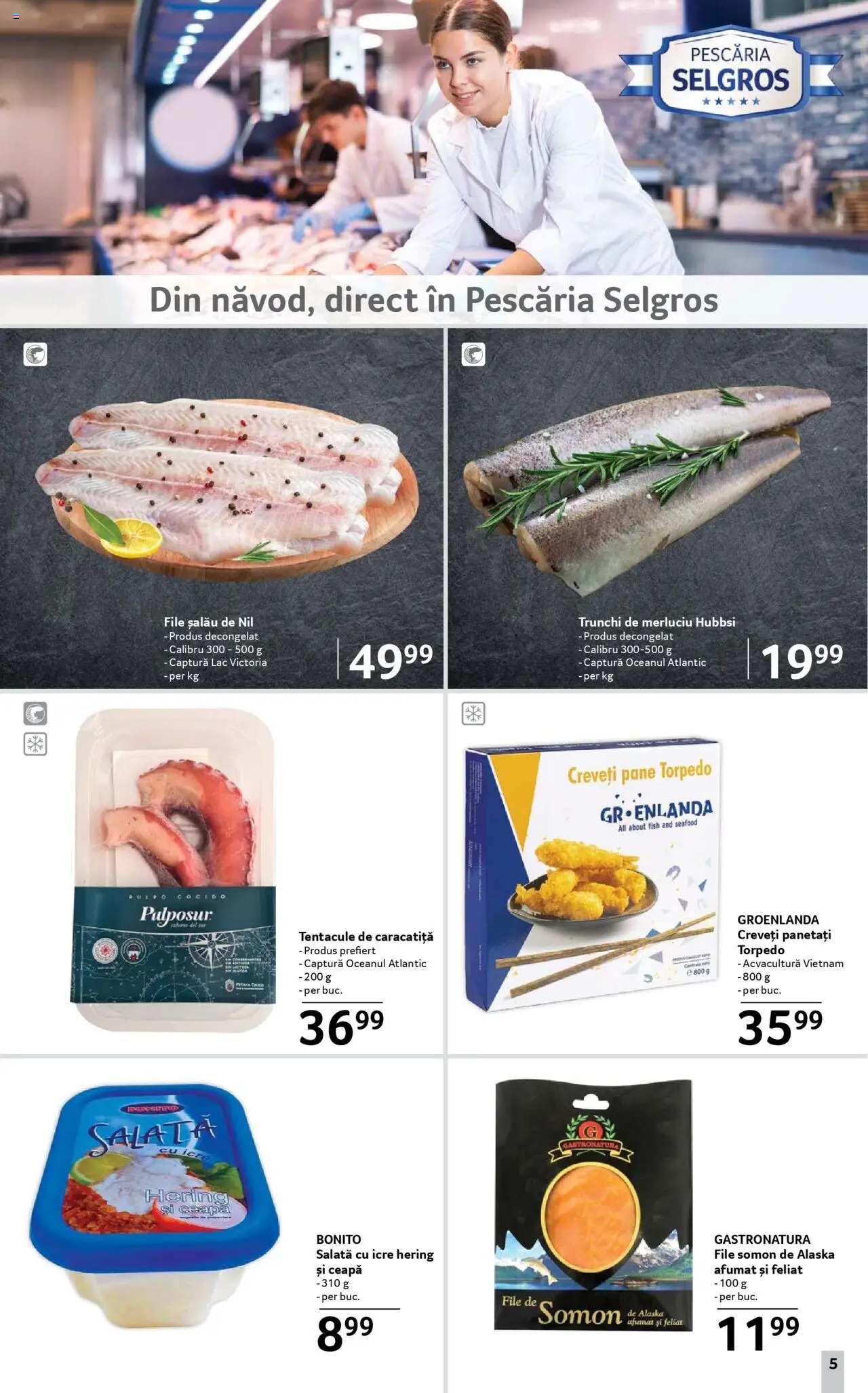 Catalog Selgros 5 - 17 Septembrie 2025 | Pagina 5 | Produse: Salată cu icre, Salată, Ceapă