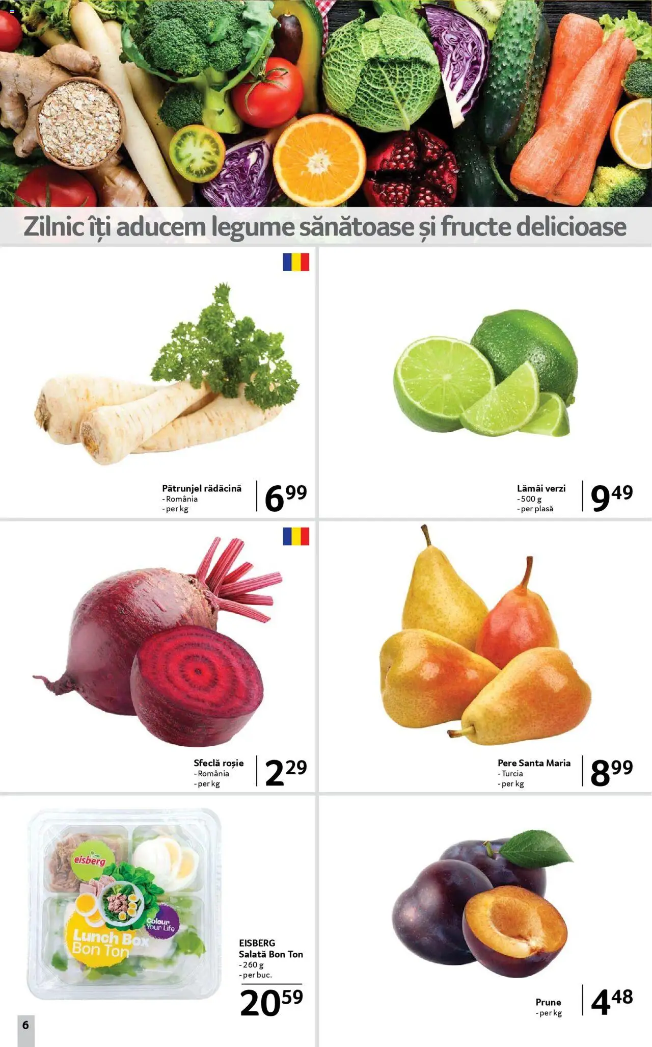 Catalog Selgros 5 - 17 Septembrie 2025 | Pagina 6 | Produse: Pătrunjel, Prune, Salată, Sfeclă