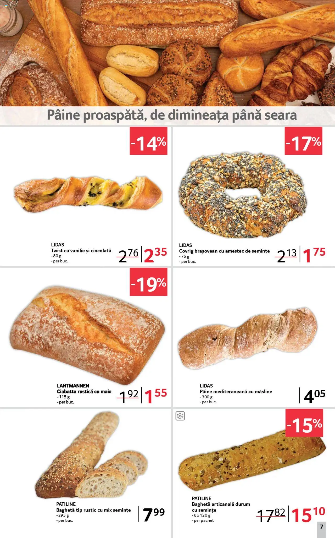 Catalog Selgros 5 - 17 Septembrie 2025 | Pagina 7 | Produse: Măsline, Semințe, Pâine, Ciocolată