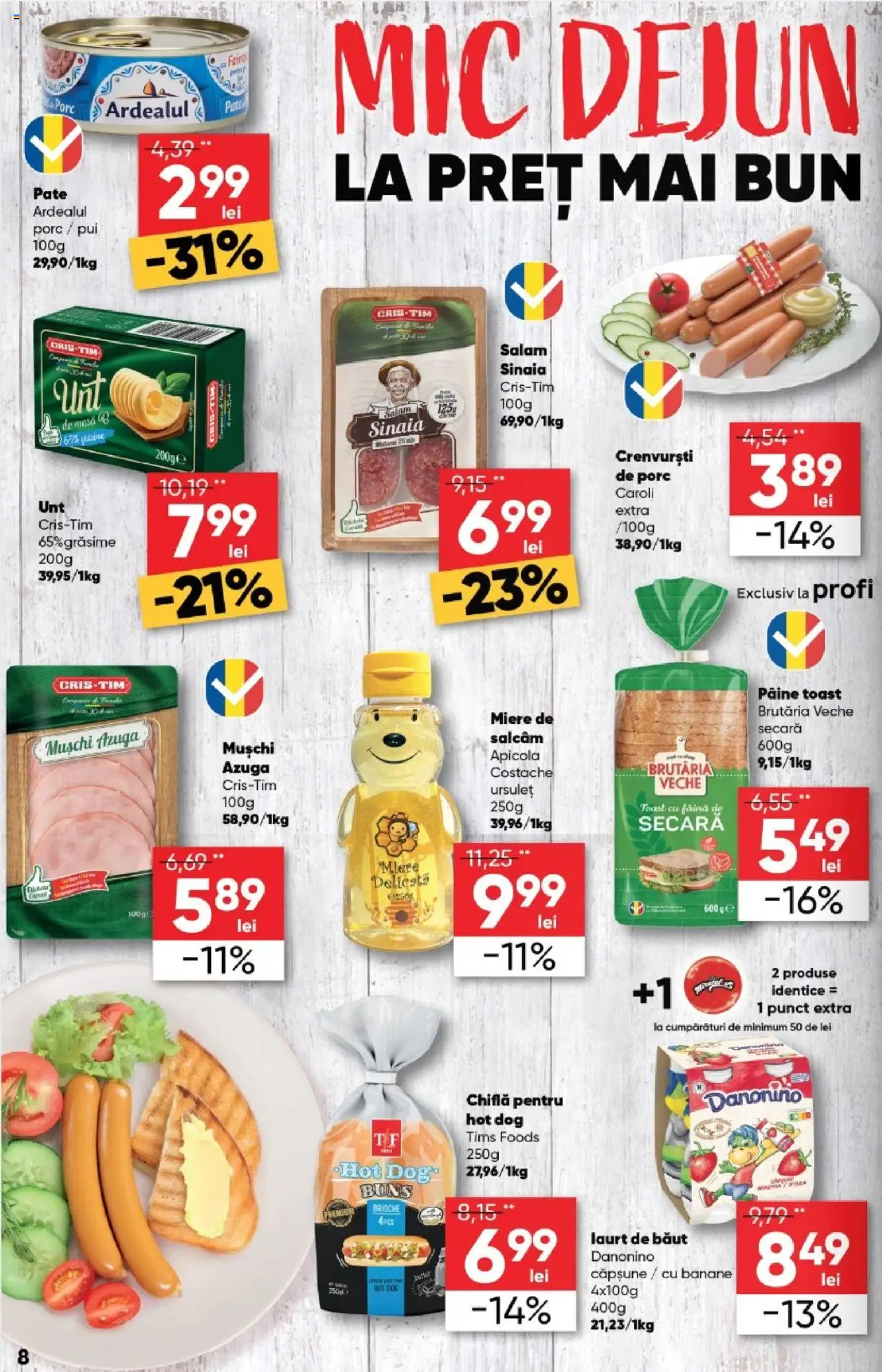 Catalog Profi 3 - 15 Septembrie 2025 | Pagina 8 | Produse: Crenvurști, Pâine, Făină, Banane