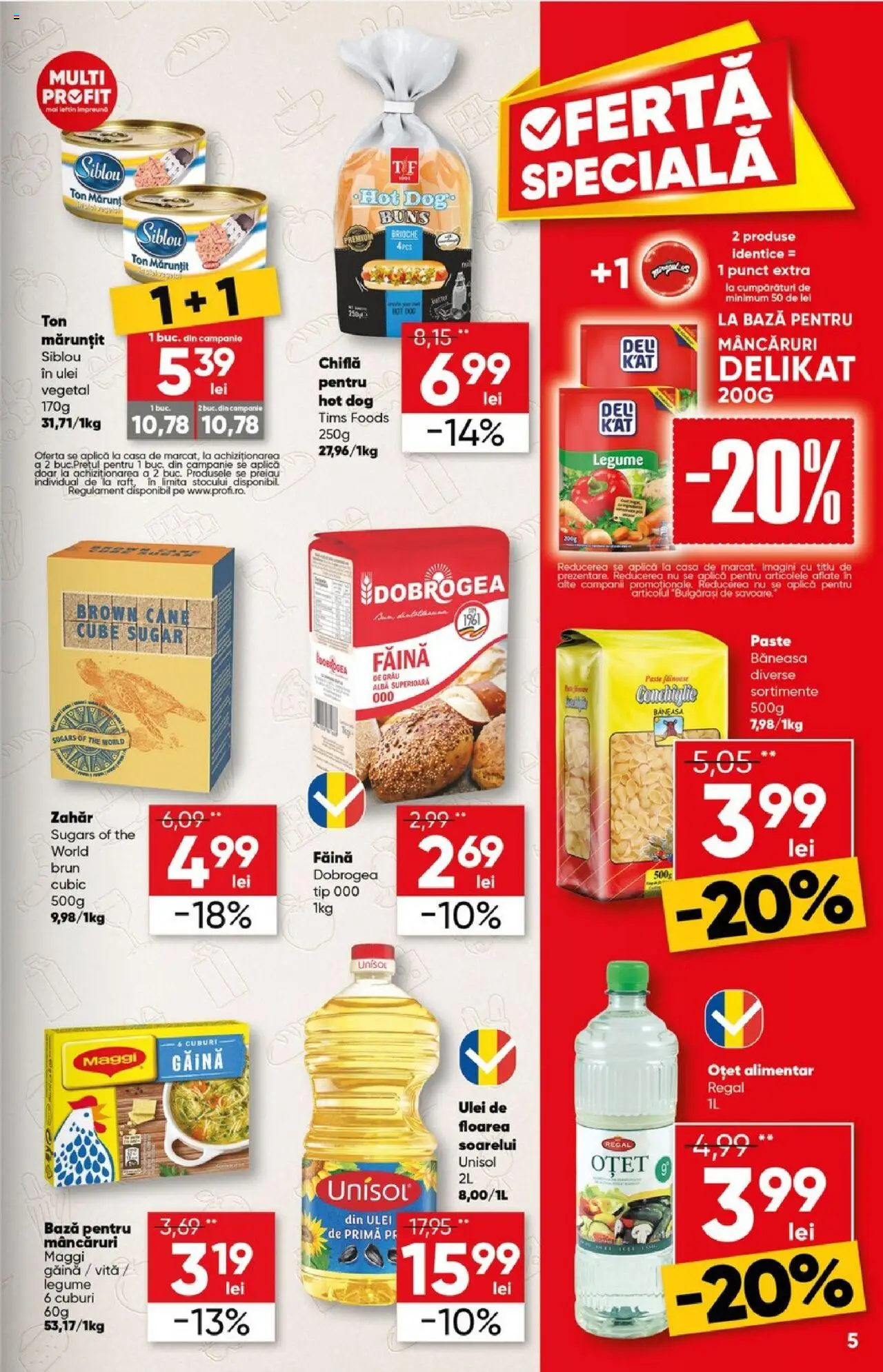 Catalog Profi 3 - 15 Septembrie 2025 | Pagina 5 | Produse: Chiflă, Ulei, Bant, Zahăr