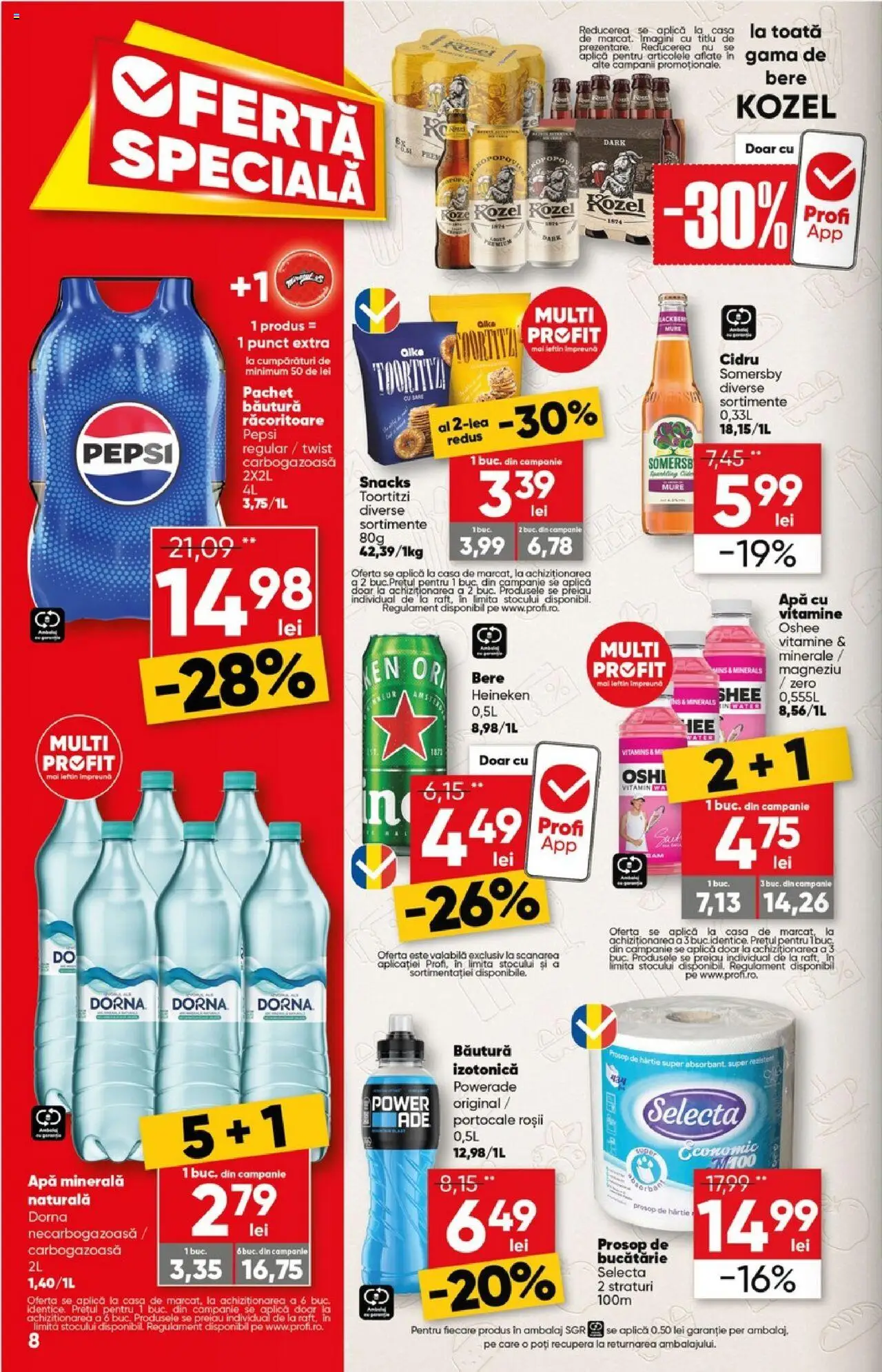 Catalog Profi 3 - 15 Septembrie 2025 | Pagina 8 | Produse: Bucătărie, Bere, Portocale, Apă