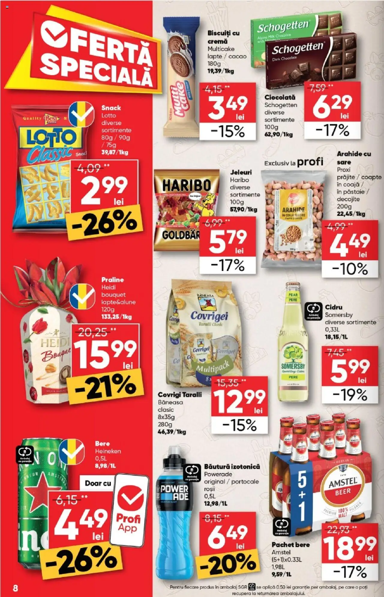 Catalog Profi 3 - 15 Septembrie 2025 | Pagina 8 | Produse: Ciocolată, Cacao, Biscuiți, Jeleuri