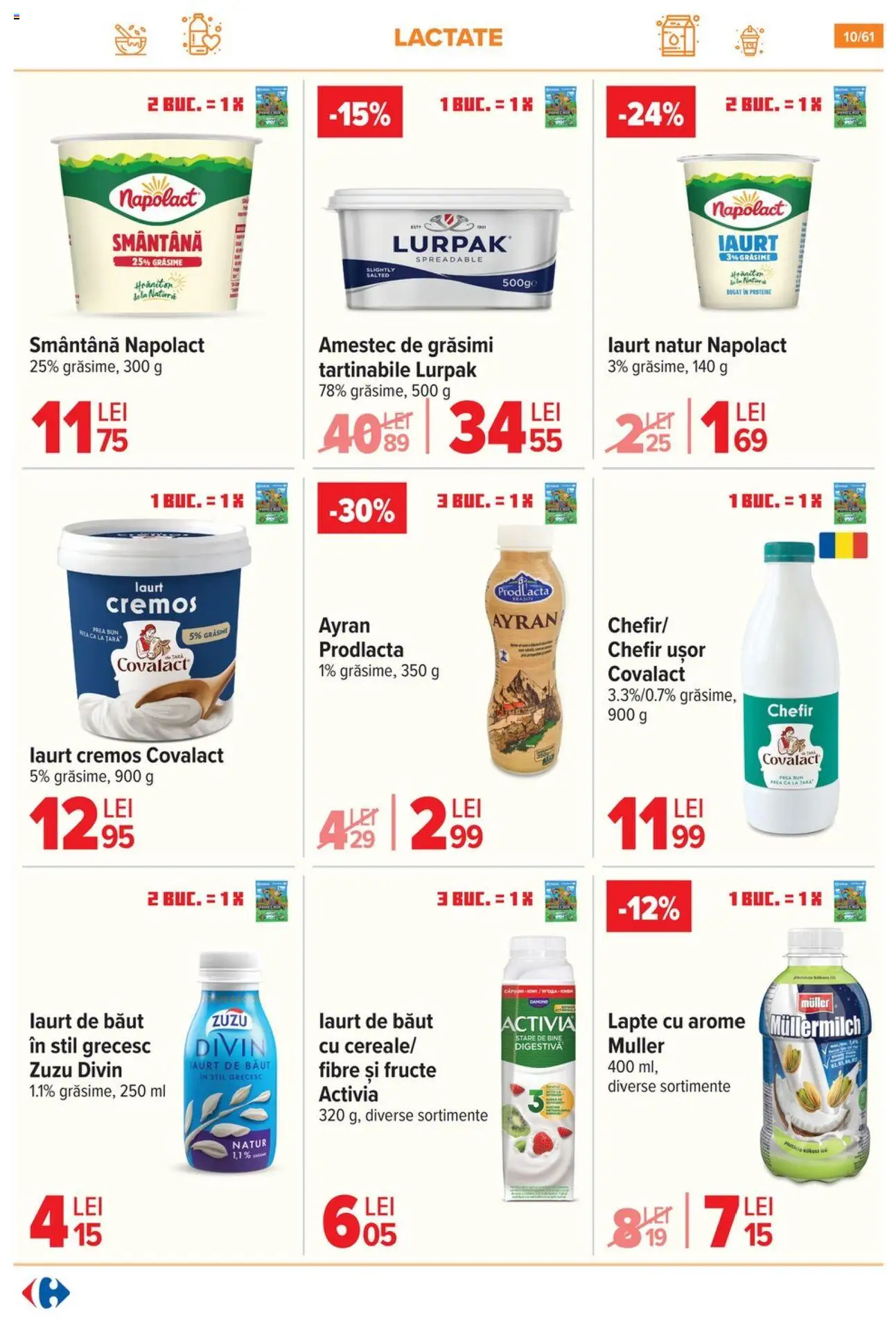 Catalog Carrefour 3 - 15 Septembrie 2025 | Pagina 11 | Produse: Masaüstü kılıfı, Iaurt, Smântână, Fructe