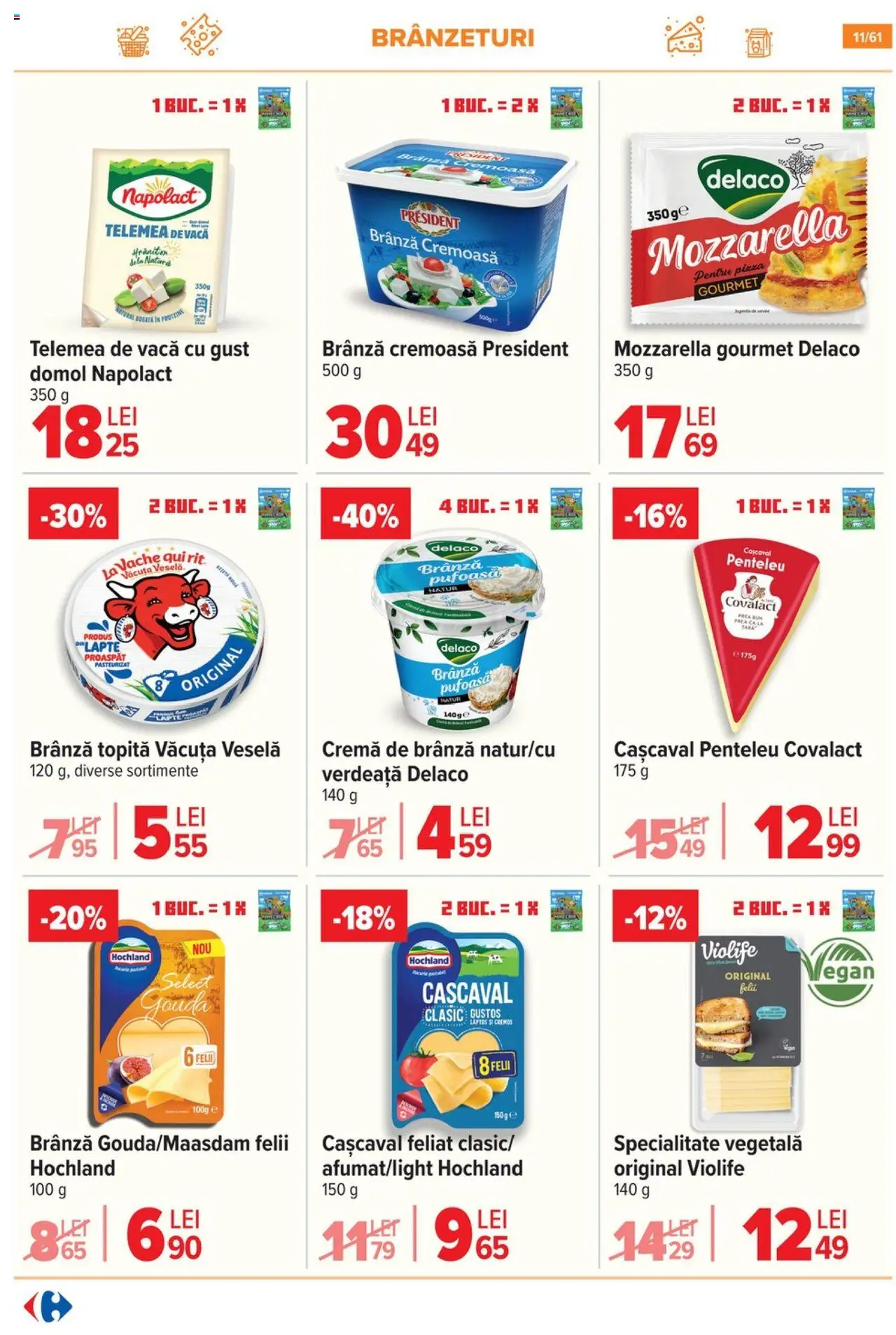 Catalog Carrefour 3 - 15 Septembrie 2025 | Pagina 12 | Produse: Lapte, Brânză, Cremă de brânză, Verdeață