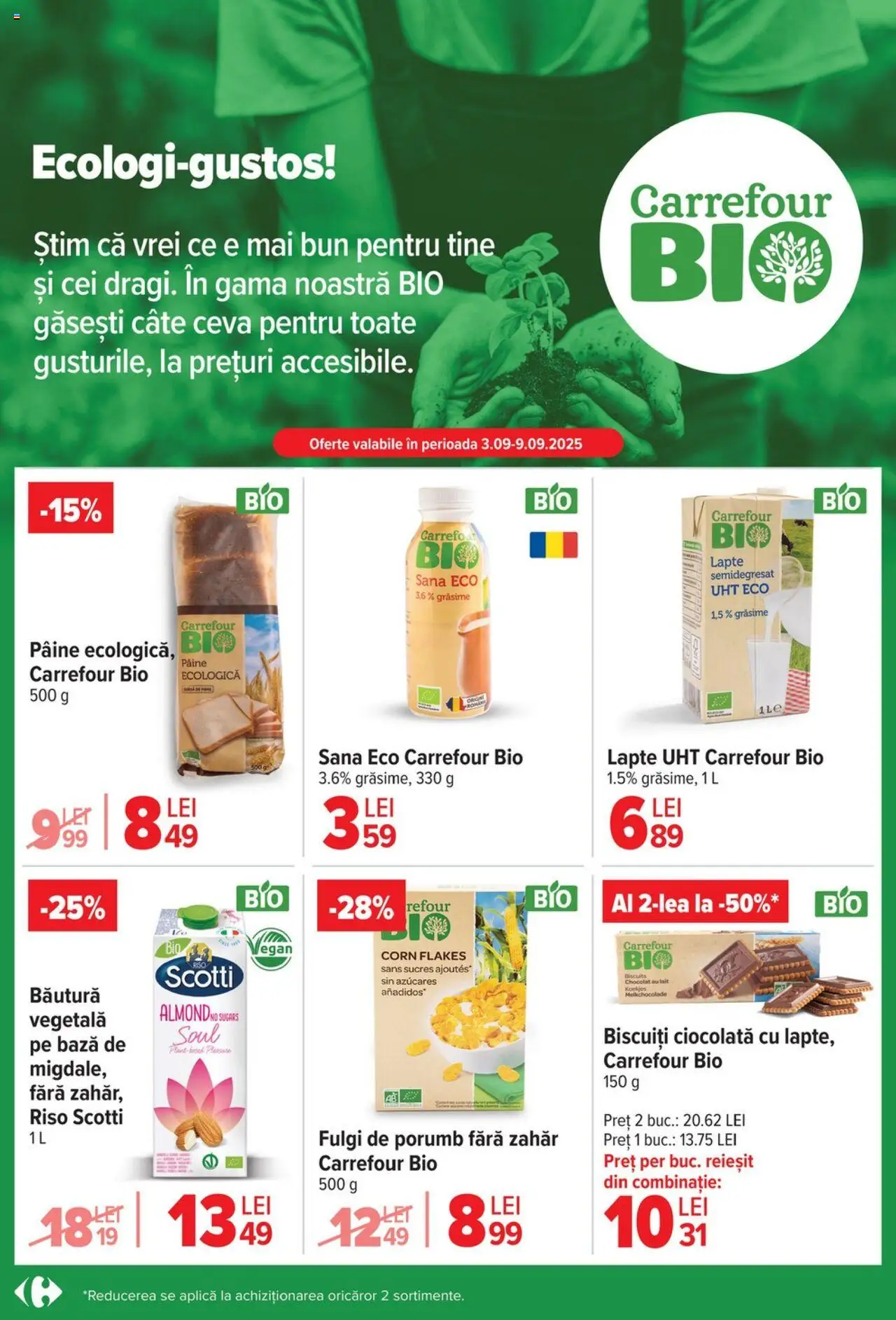 Catalog Carrefour 3 - 15 Septembrie 2025 | Pagina 21 | Produse: Lapte, Ciocolată, Biscuiți, Fulgi