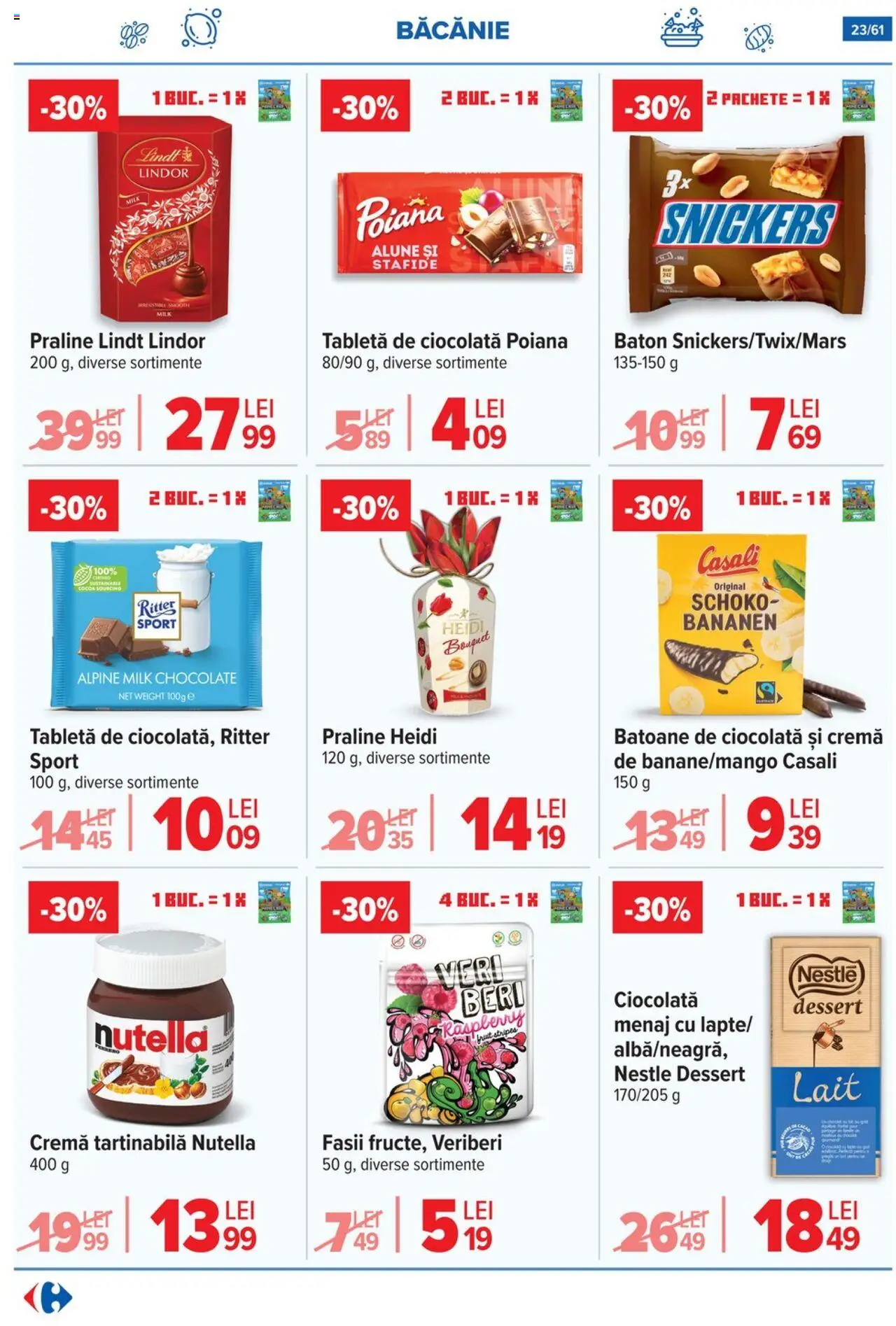 Catalog Carrefour 3 - 15 Septembrie 2025 | Pagina 24 | Produse: Tabletă, Praline, Ciocolată, Stafide