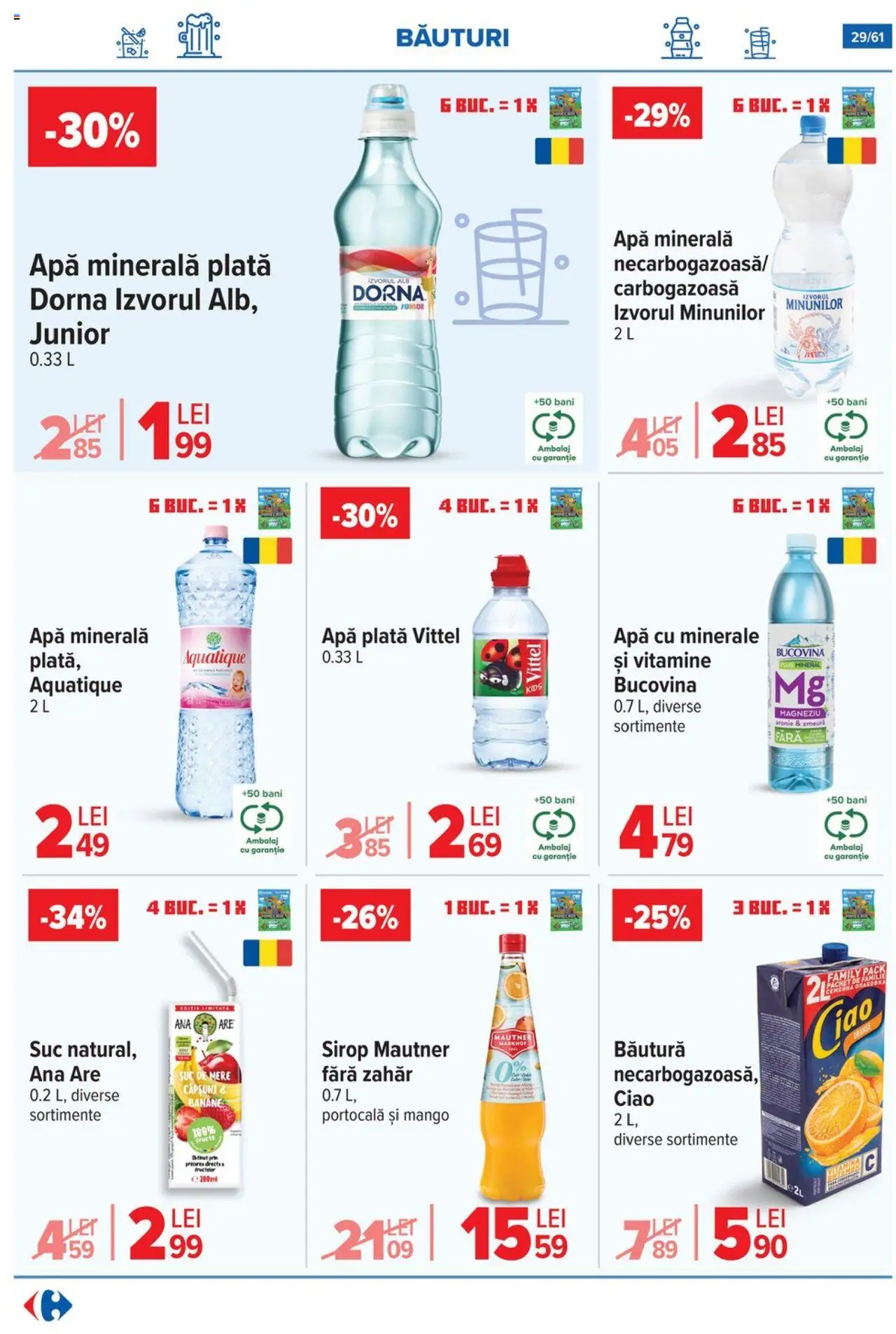 Catalog Carrefour 3 - 15 Septembrie 2025 | Pagina 30 | Produse: Suc, Banane, Sirop, Fructe