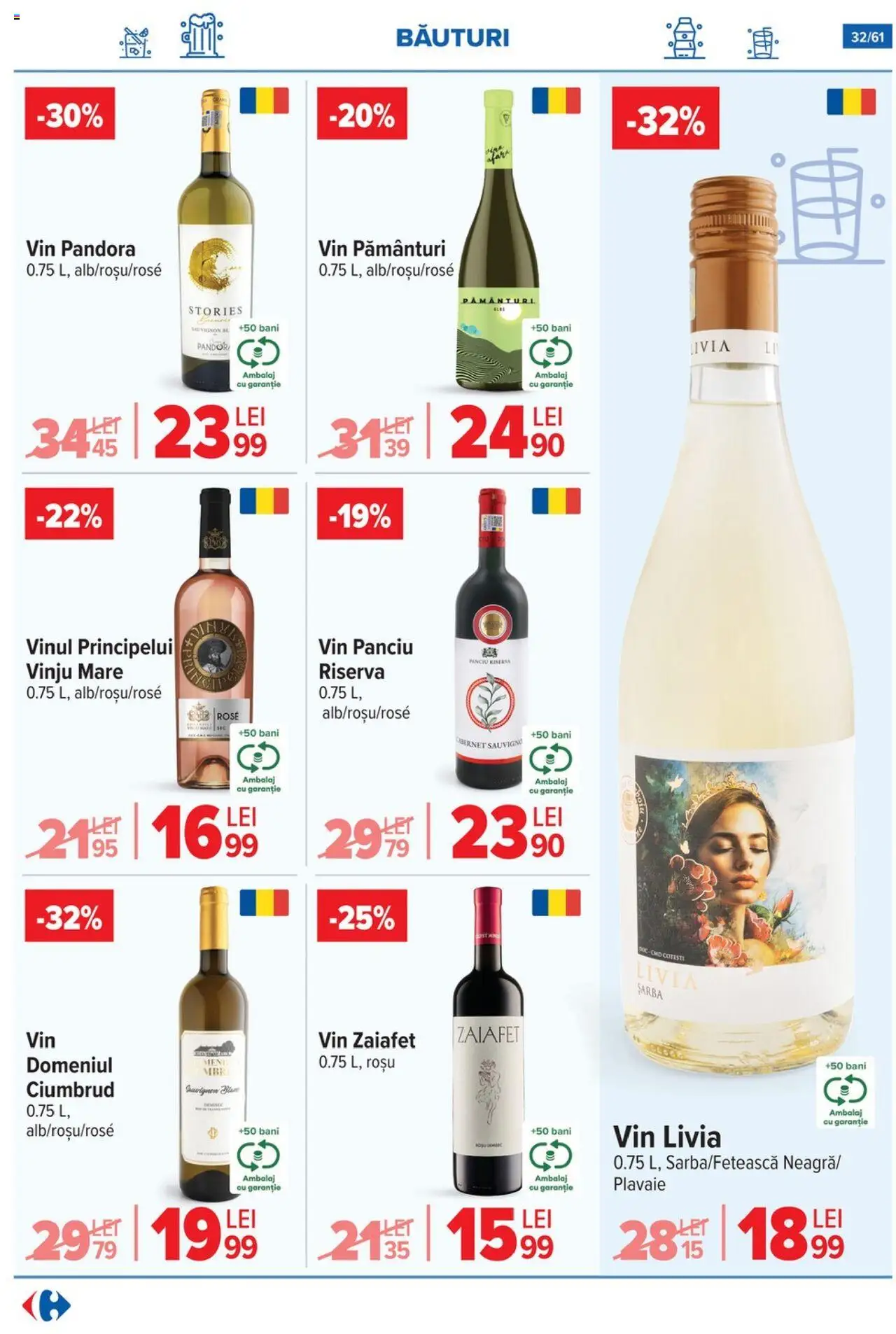 Catalog Carrefour 3 - 15 Septembrie 2025 | Pagina 33 | Produse: Vin