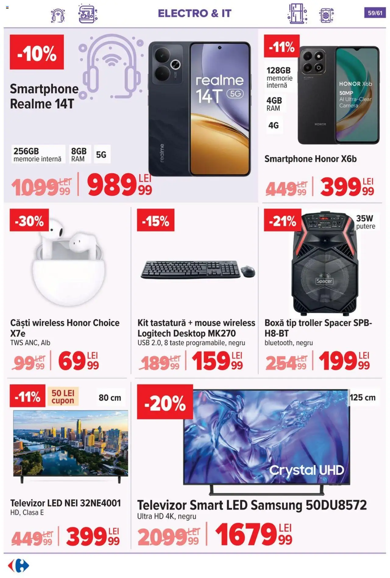 Catalog Carrefour 3 - 15 Septembrie 2025 | Pagina 60 | Produse: Mouse, Tastatură, Căști, Usb