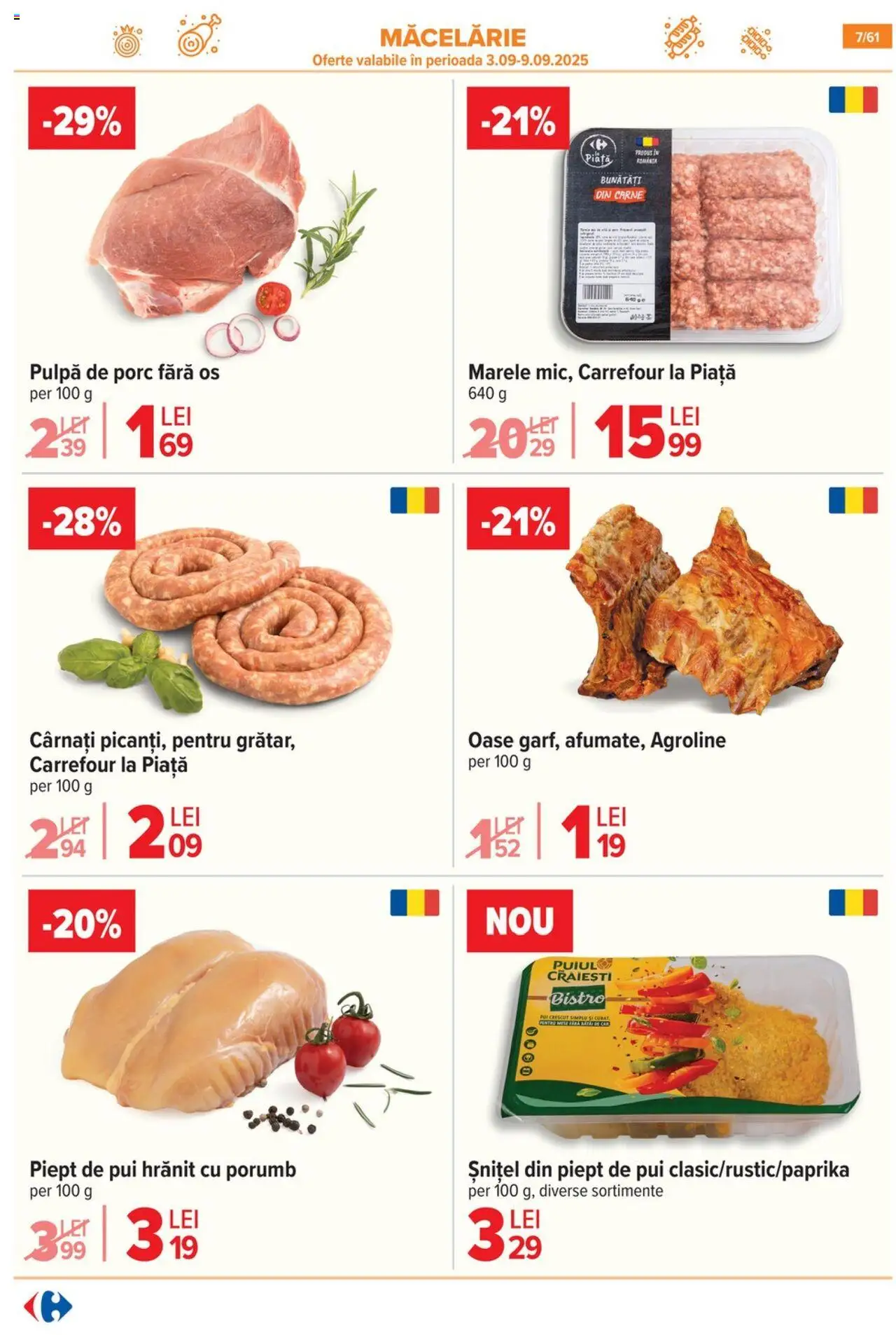 Catalog Carrefour 3 - 15 Septembrie 2025 | Pagina 8 | Produse: Hacıyatmaz Kedi Oyuncağı, Porumb, Cârnați