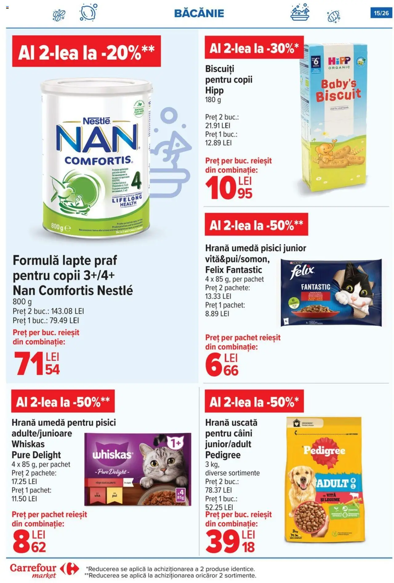 Catalog Carrefour 3 - 15 Septembrie 2025 | Pagina 16 | Produse: Lapte praf, Lapte, Biscuiți, Legume