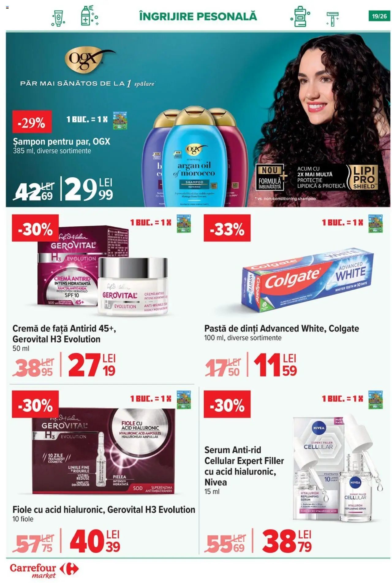 Catalog Carrefour 3 - 15 Septembrie 2025 | Pagina 20 | Produse: Serum, Șampon, Cremă, Pastă de dinți