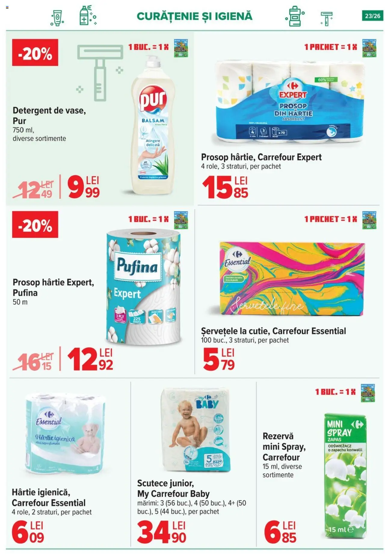 Catalog Carrefour 3 - 15 Septembrie 2025 | Pagina 24 | Produse: Ayak desteği, Aloe vera, Balsam, Scutece