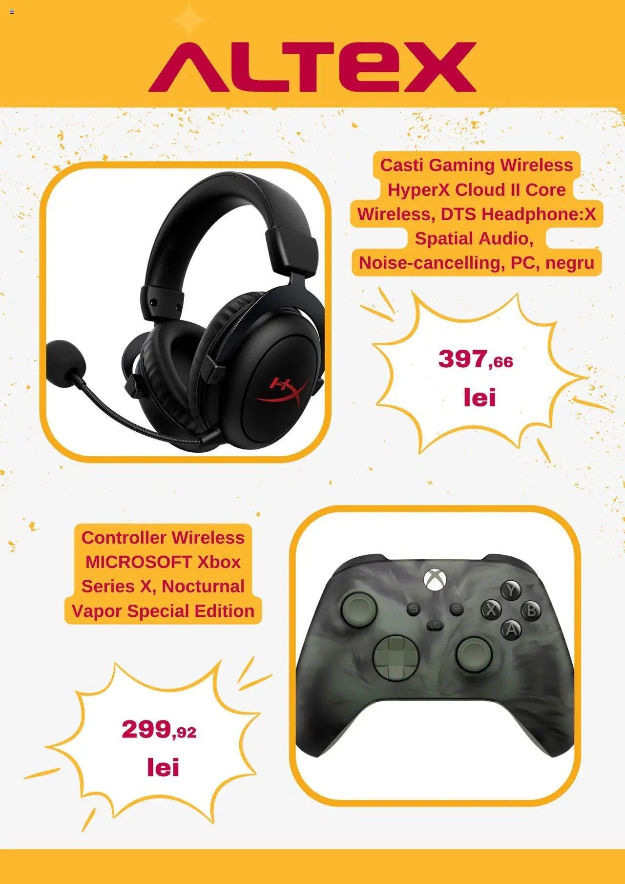 Catalog Altex 4 - 9 Septembrie 2025 | Pagina 4 | Produse: Căști, Xbox