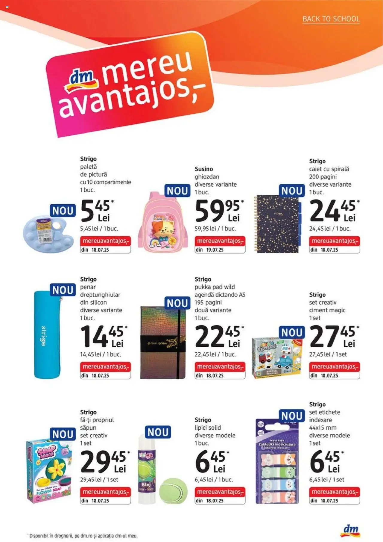 Catalog DM Drogerie Markt 4 - 29 Septembrie 2025 | Pagina 19 | Produse: Notebook, Săpun, Ghiozdan