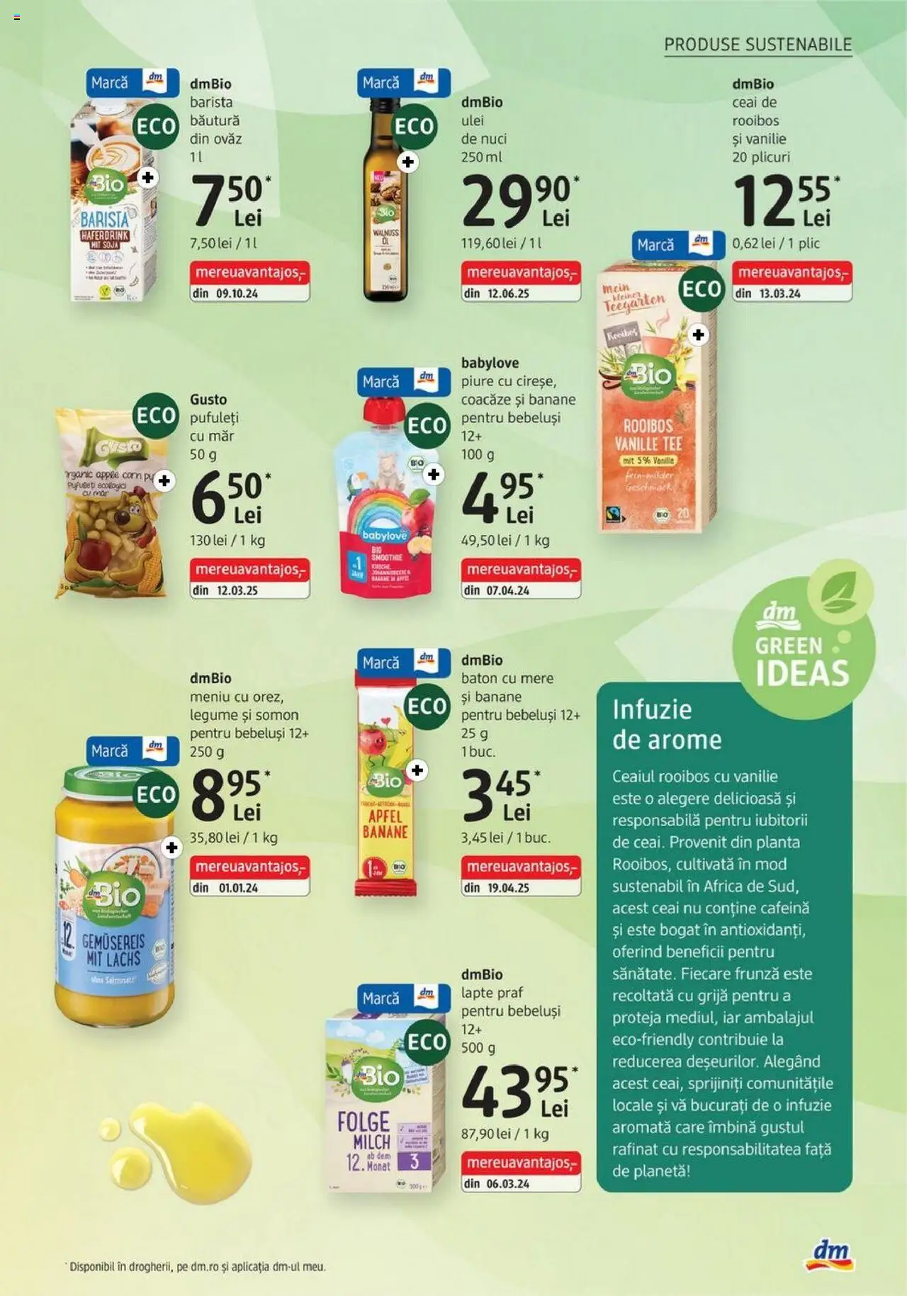 Catalog DM Drogerie Markt 4 - 29 Septembrie 2025 | Pagina 23 | Produse: Ulei, Mere, Ceai, Legume