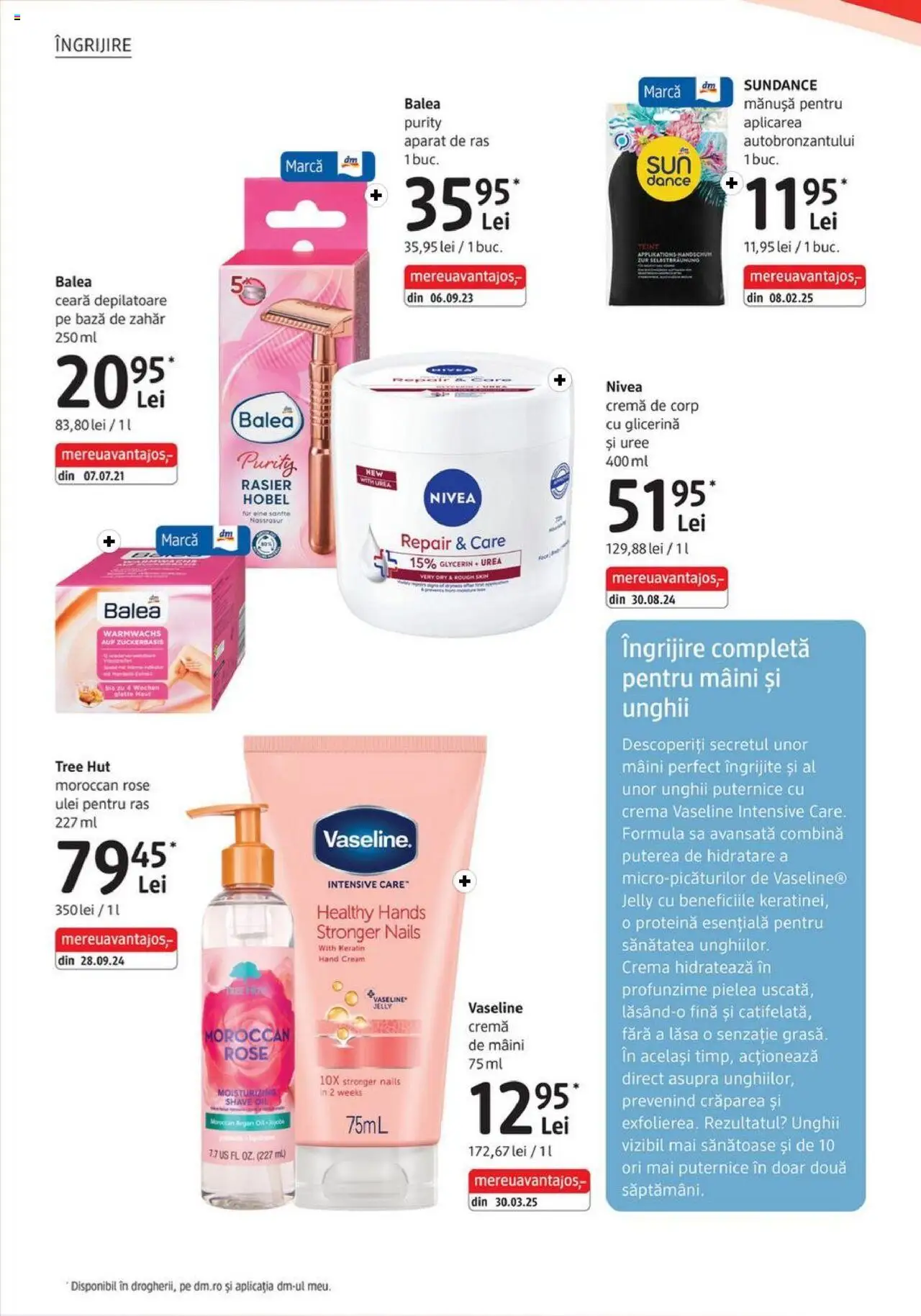Catalog DM Drogerie Markt 4 - 29 Septembrie 2025 | Pagina 4 | Produse: Aparat De Ras, Cremă de corp, Cremă de mâini, Ceară depilatoare