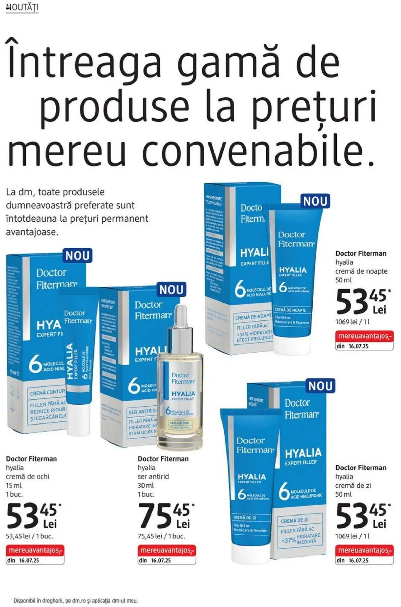 Catalog DM Drogerie Markt 4 - 29 Septembrie 2025 | Pagina 6 | Produse: Serum, Cremă de zi, Cremă de noapte, Cremă