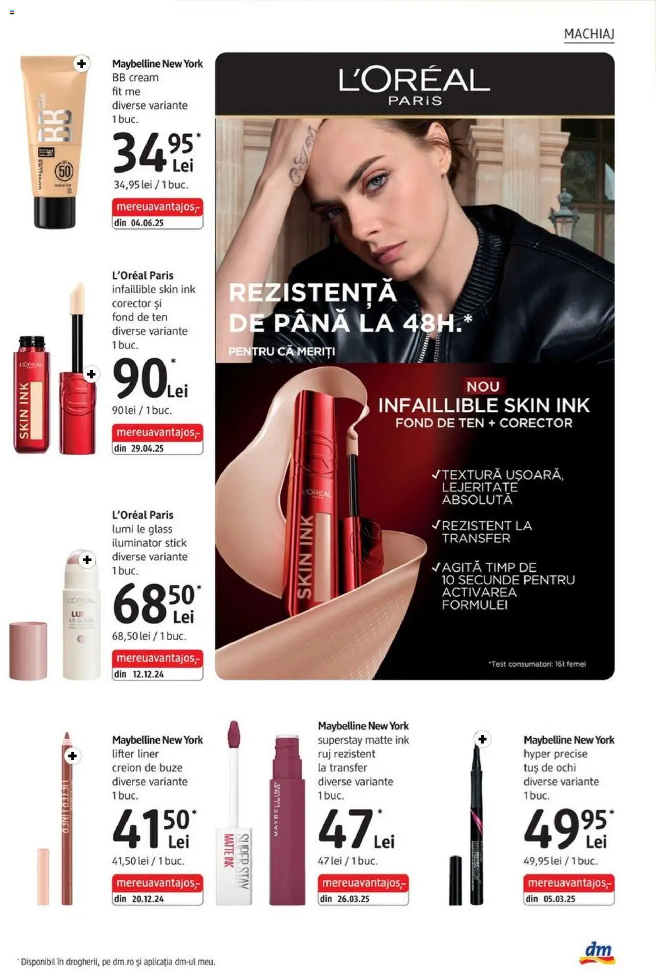Catalog DM Drogerie Markt 4 - 29 Septembrie 2025 | Pagina 9 | Produse: Fond de ten, Machiaj, Concealer, Iluminator
