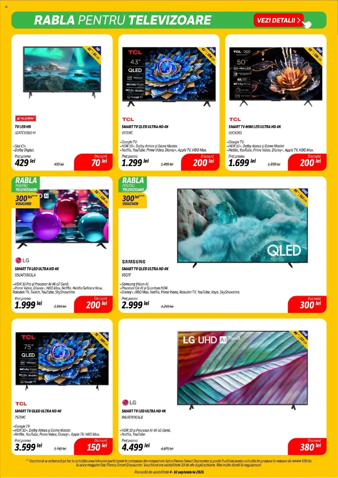 Catalog Flanco 4 - 9 Septembrie 2025 | Pagina 12 | Produse: Televizor, Babak, Apple