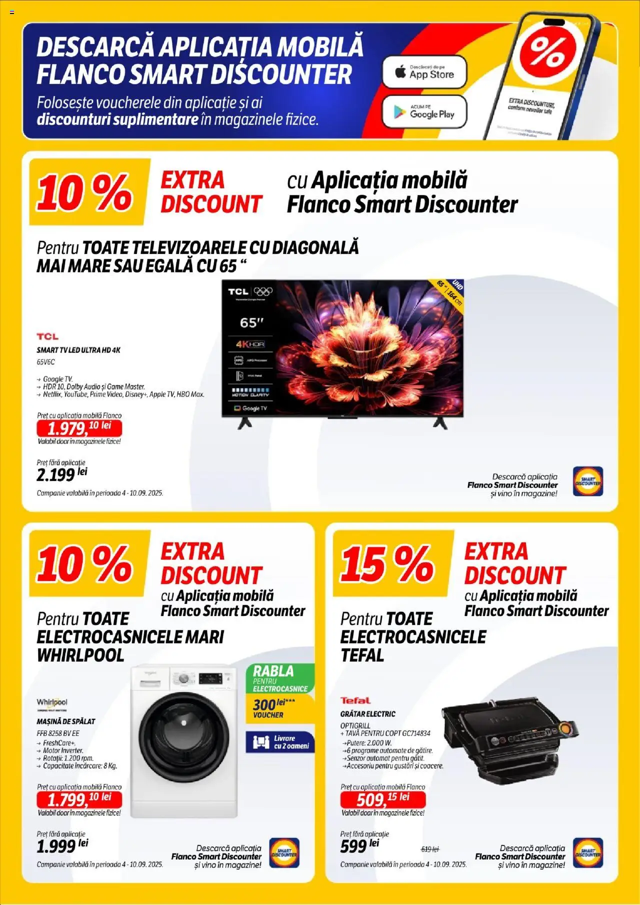 Catalog Flanco 4 - 9 Septembrie 2025 | Pagina 2 | Produse: Audio, Grătar, Babak, Apple