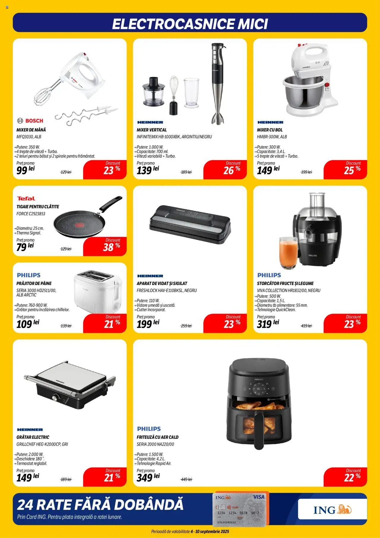 Catalog Flanco 4 - 9 Septembrie 2025 | Pagina 20 | Produse: Ginseng, Bol, Friteuză, Pâine