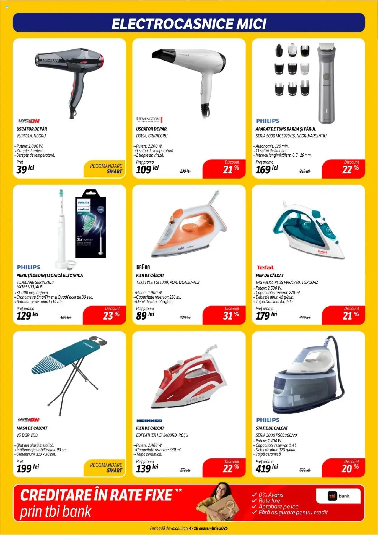 Catalog Flanco 4 - 9 Septembrie 2025 | Pagina 21 | Produse: Enginar, Uscător, Uscător De Păr, Mici