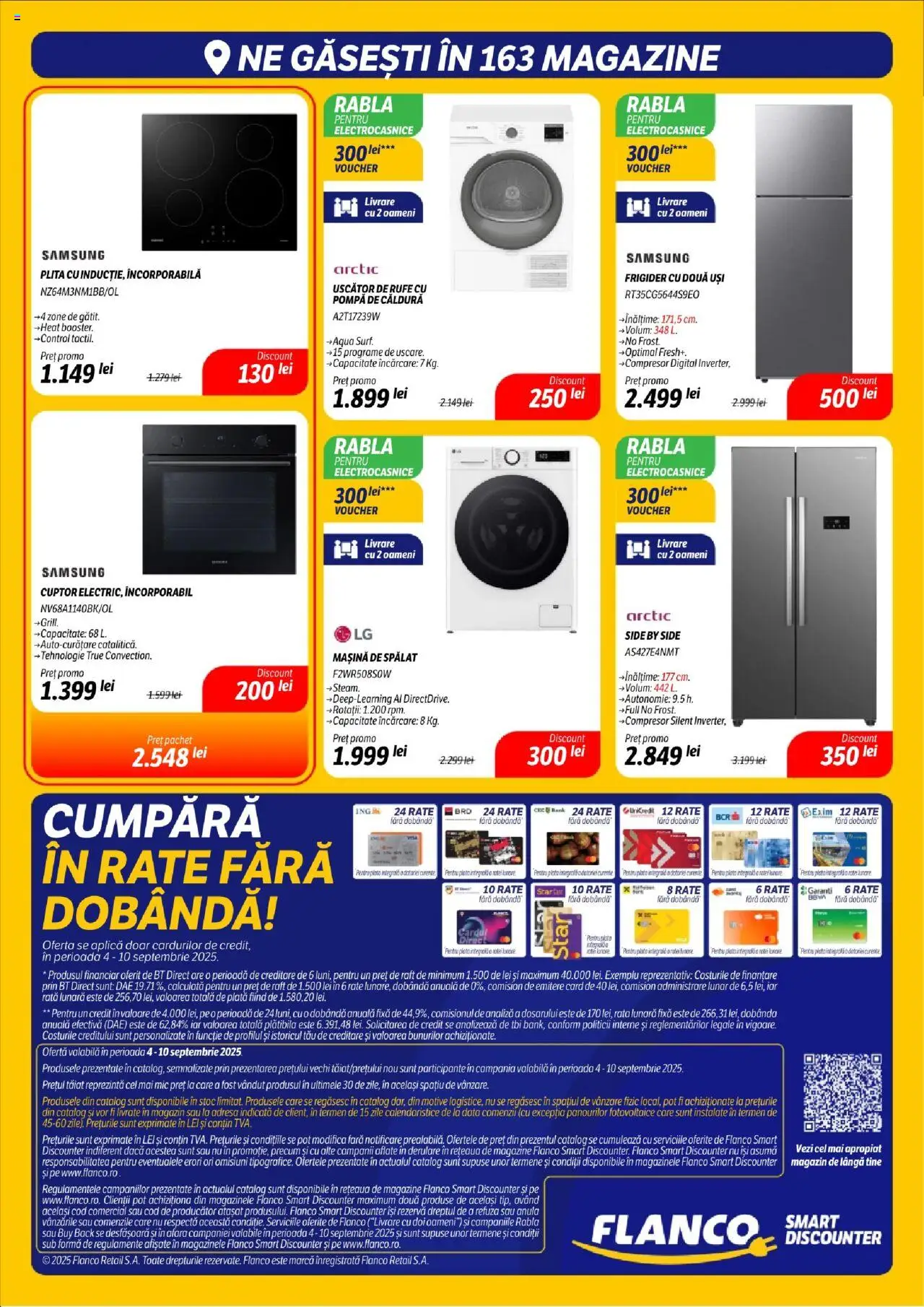 Catalog Flanco 4 - 9 Septembrie 2025 | Pagina 22 | Produse: Mașină De Spălat, Cuptor, Plită, Rață