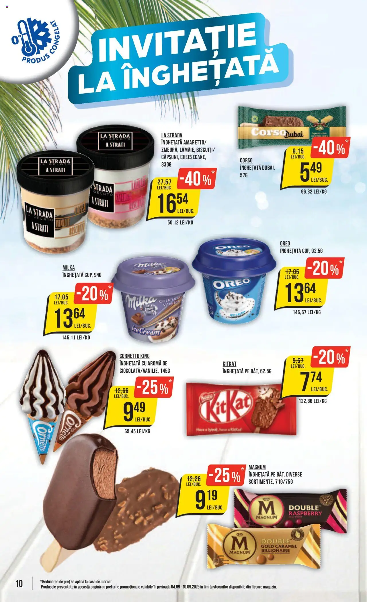 Catalog Mega Image 4 - 9 Septembrie 2025 | Pagina 10 | Produse: Zmeură, Cafea, Înghețată
