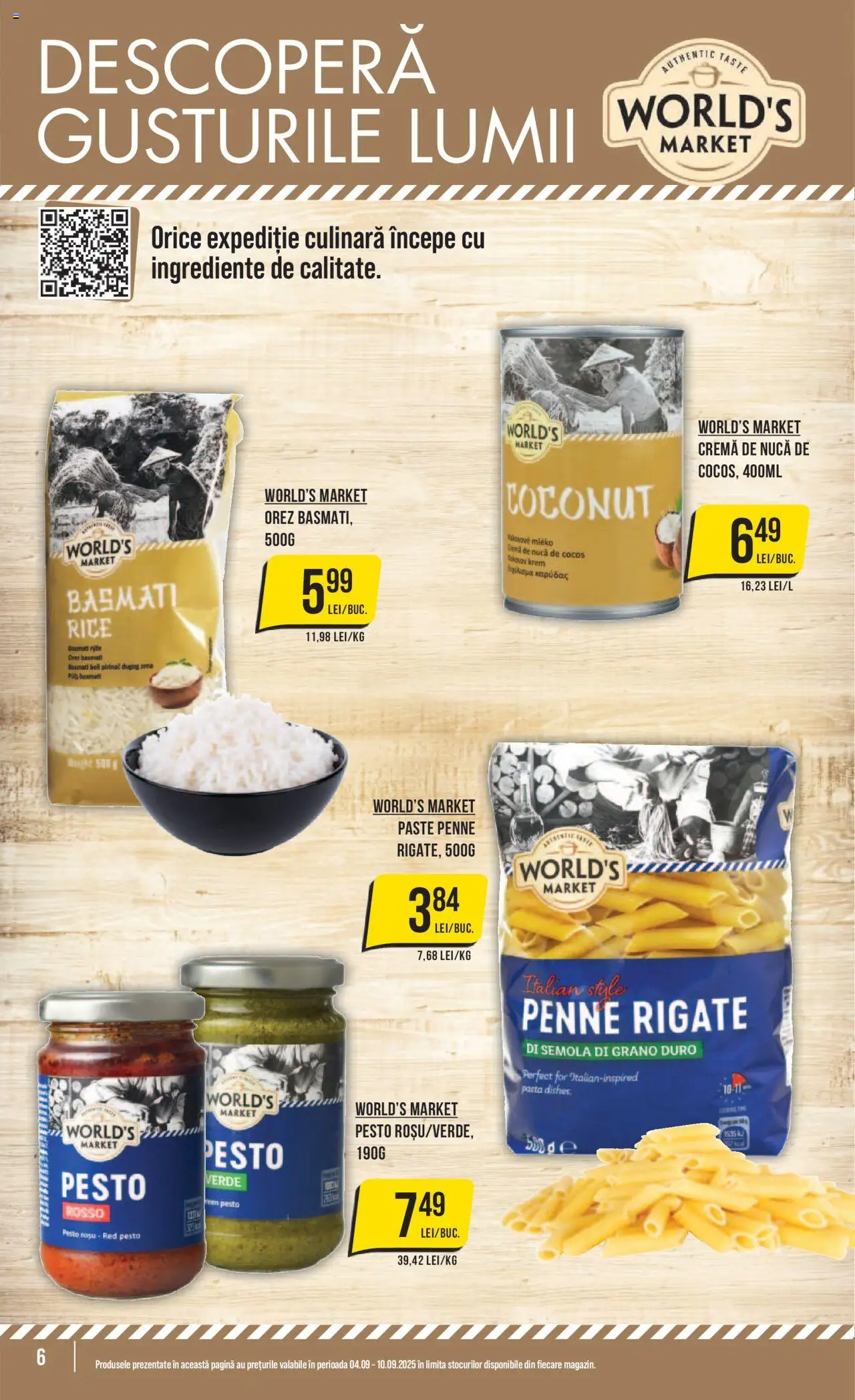 Catalog Mega Image 4 - 9 Septembrie 2025 | Pagina 6 | Produse: Delgeç, Cremă, Orez, Paste