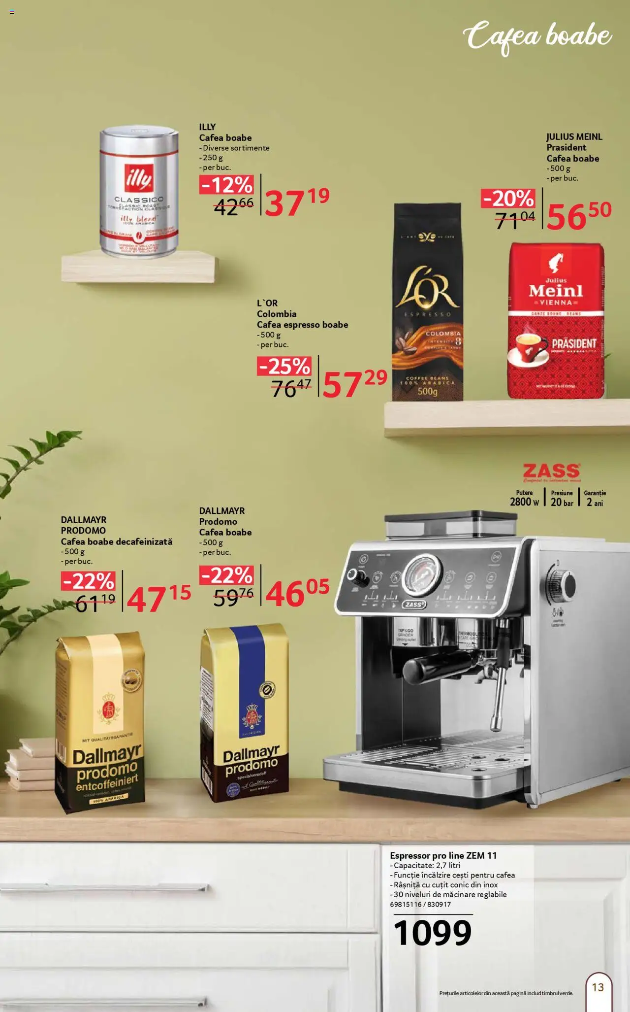 Catalog Selgros 5 - 17 Septembrie 2025 | Pagina 13 | Produse: Espressor, Cuțit, Cafea