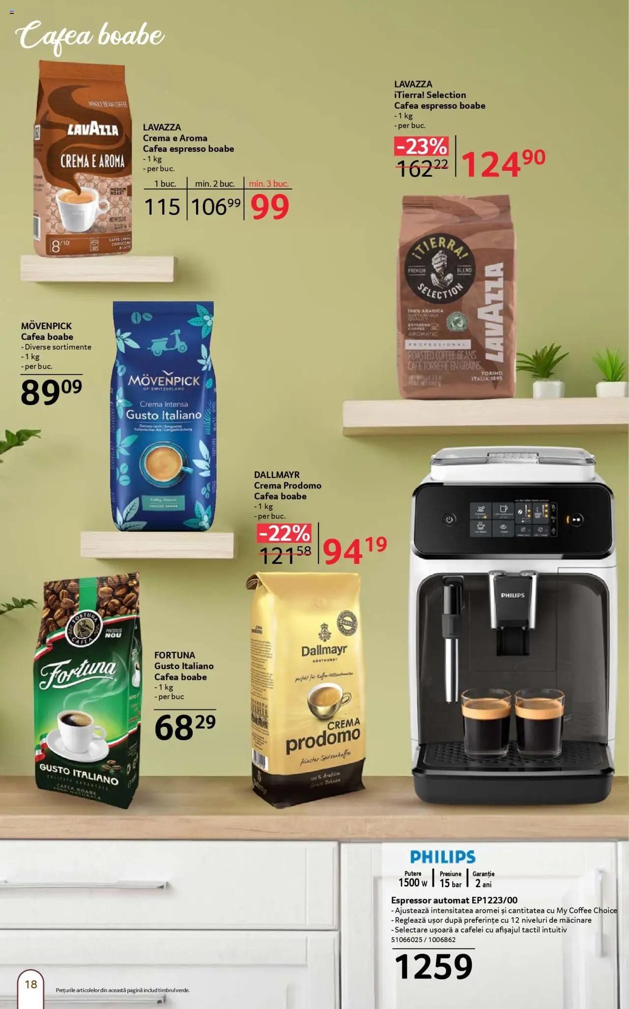 Catalog Selgros 5 - 17 Septembrie 2025 | Pagina 18 | Produse: Espressor, Enginar, Cremă, Cafea