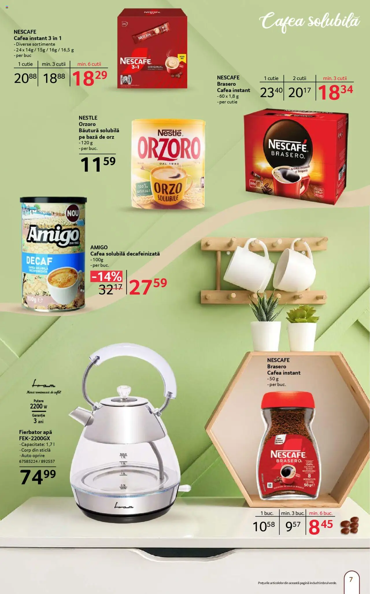 Catalog Selgros 5 - 17 Septembrie 2025 | Pagina 7 | Produse: Cutie, Cafea, Apă