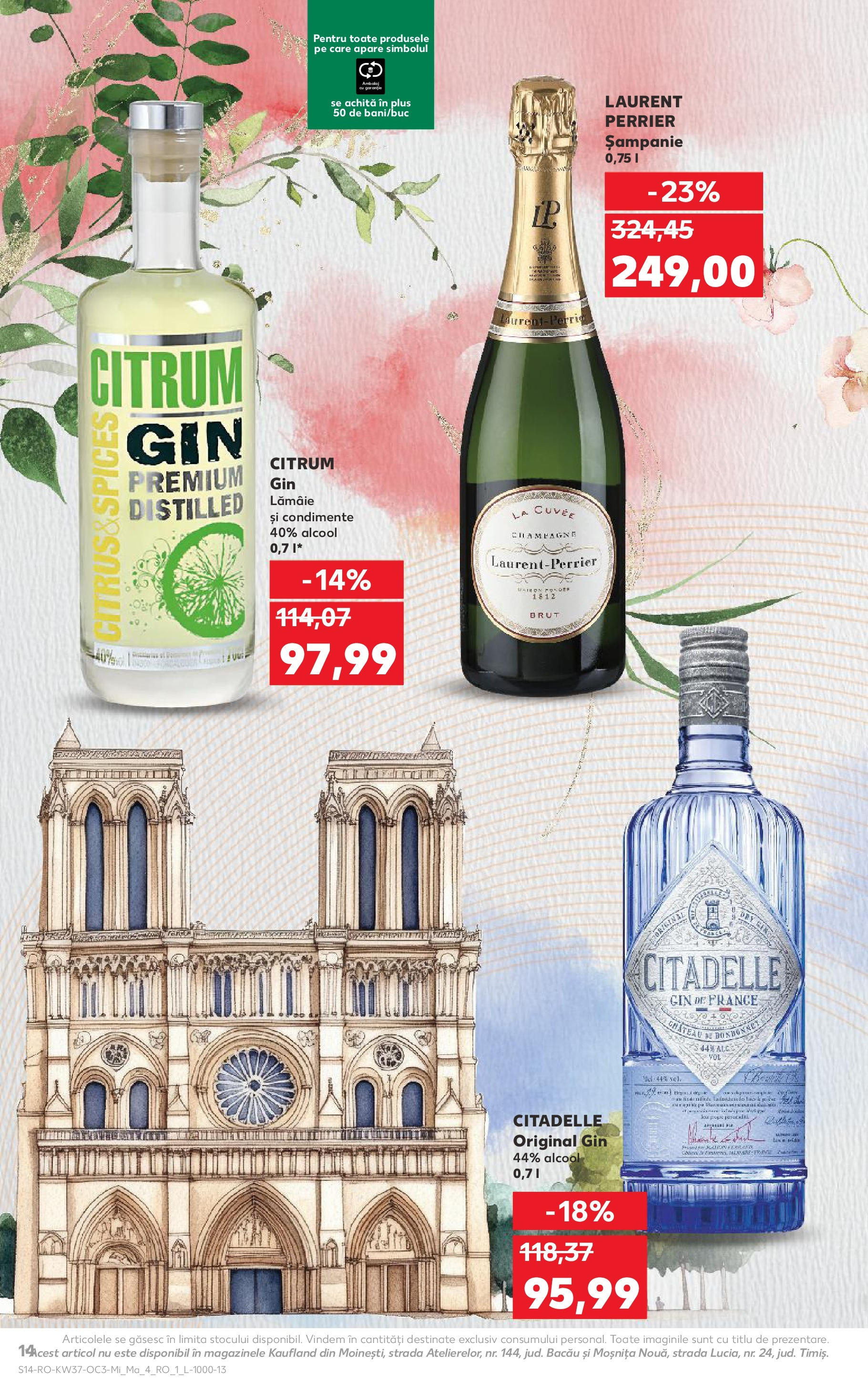 Catalog Kaufland 10 - 15 Septembrie 2025 | Pagina 14 | Produse: Gin, Condimente, Lămâie