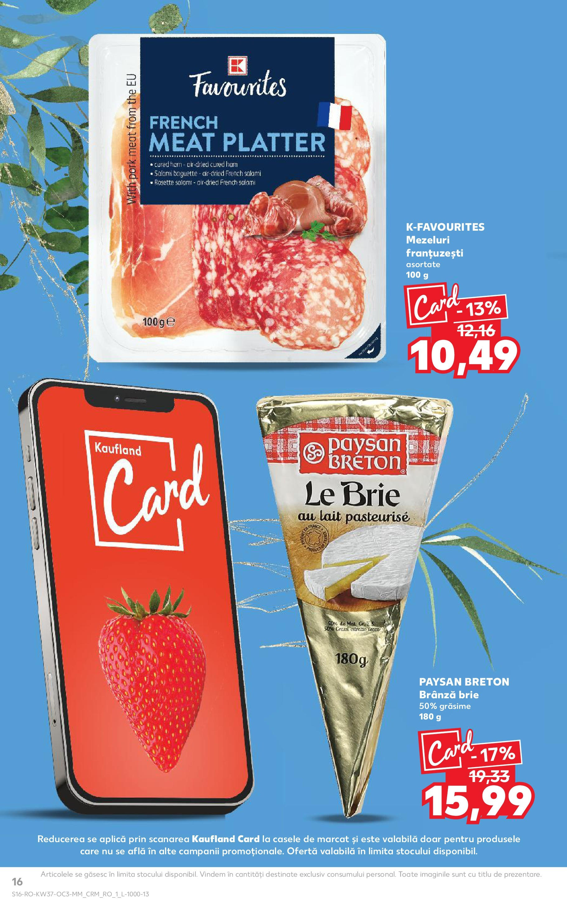 Catalog Kaufland 10 - 15 Septembrie 2025 | Pagina 16 | Produse: Brânză